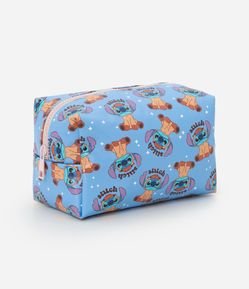 Necessaire Tijolo com Estampa Stitch Capivara