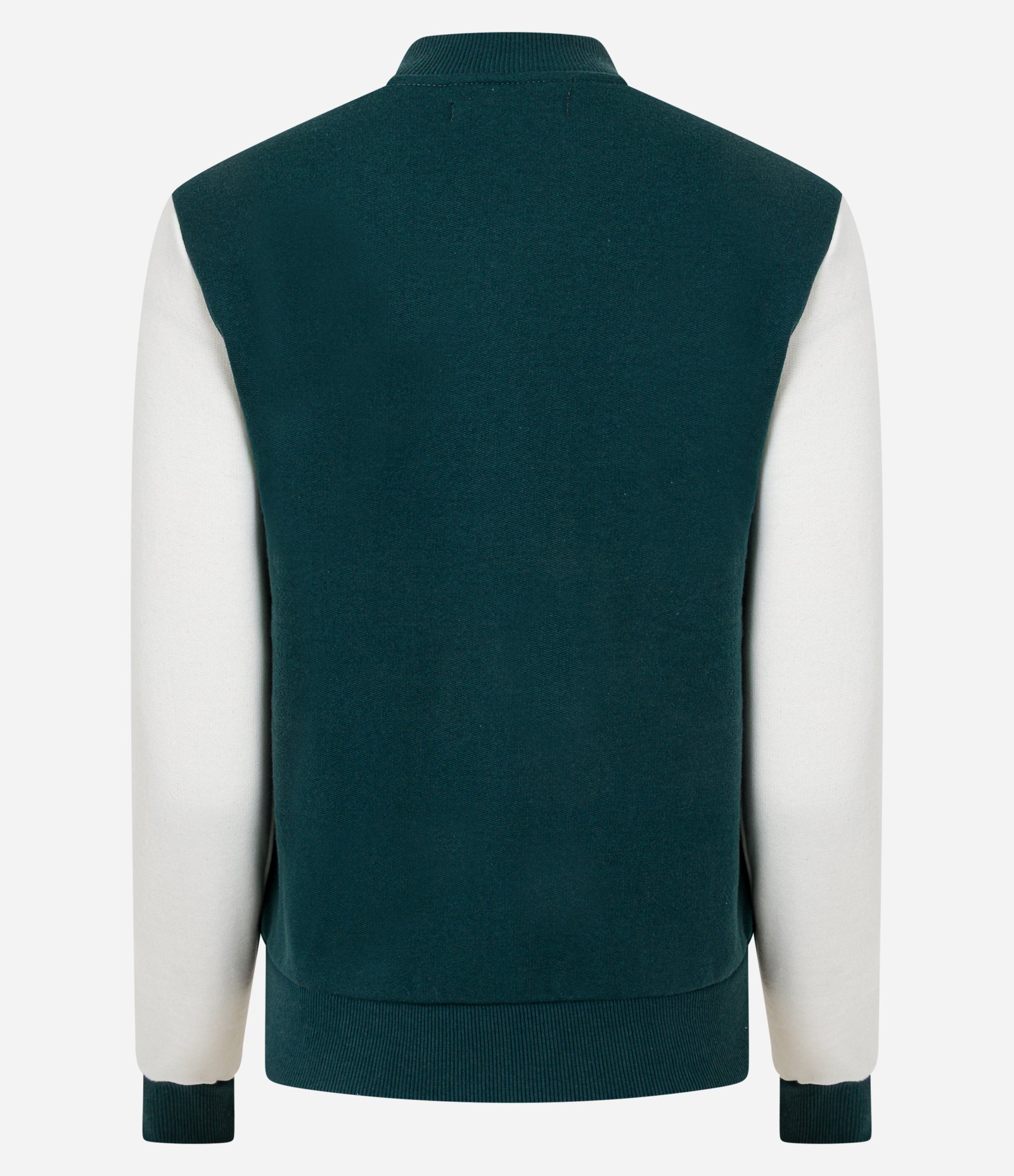 Casaco Slim Aberto em Moletom Quentinho com Estampa Wellness Verde 5