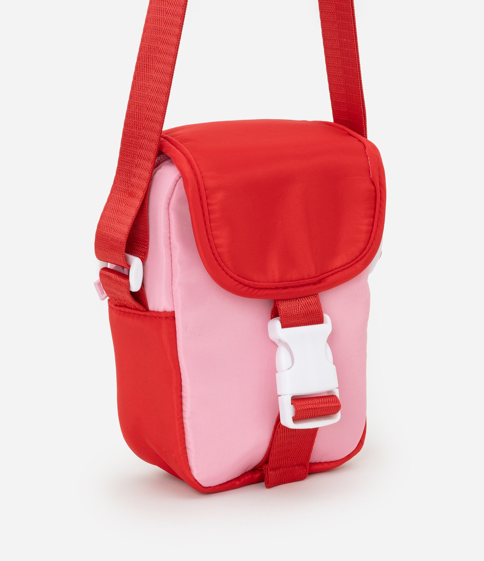 Porta Celular com Alça e Fechamento Envelope Vermelho/Rosa 1