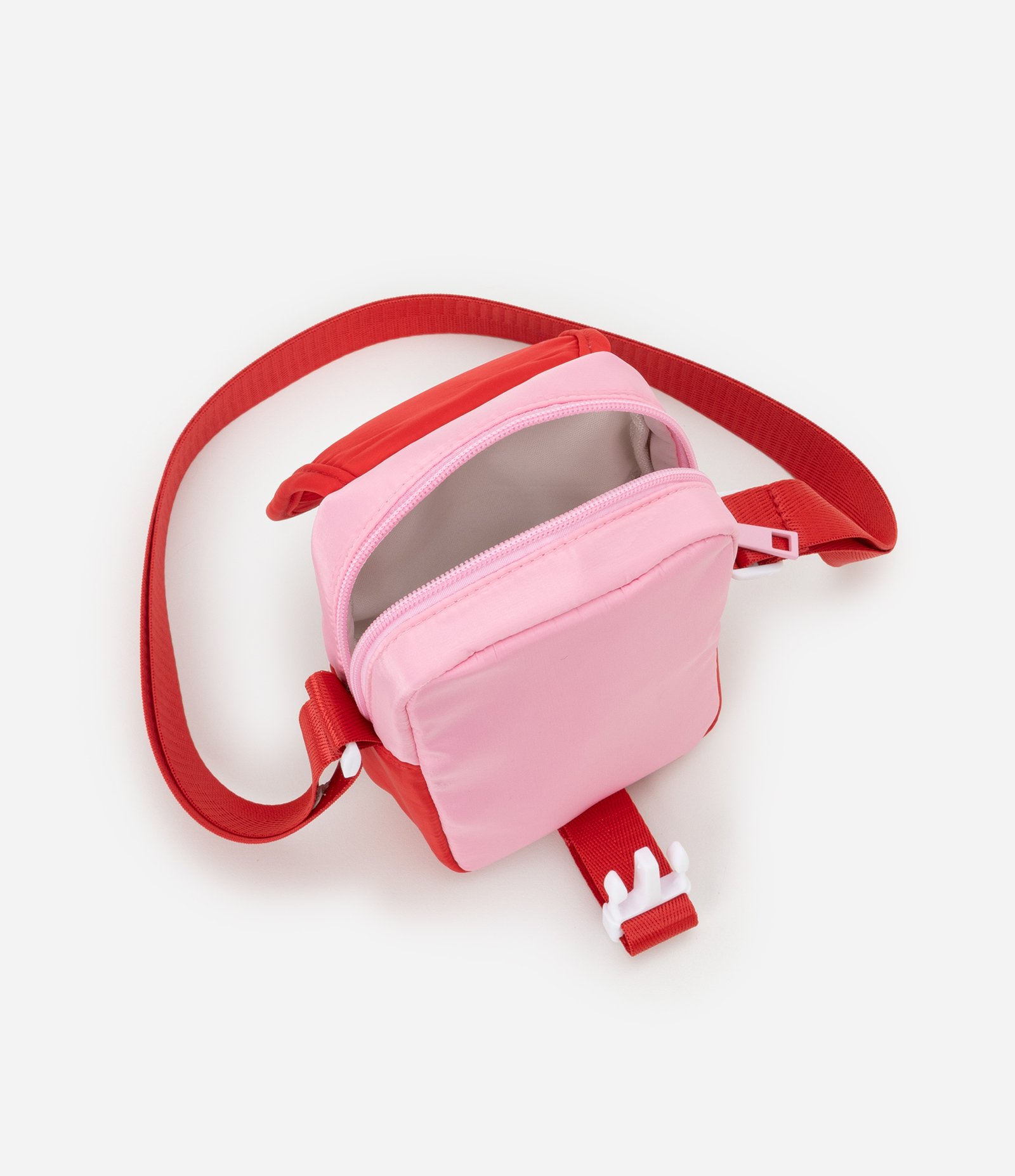 Porta Celular com Alça e Fechamento Envelope Vermelho/Rosa 6