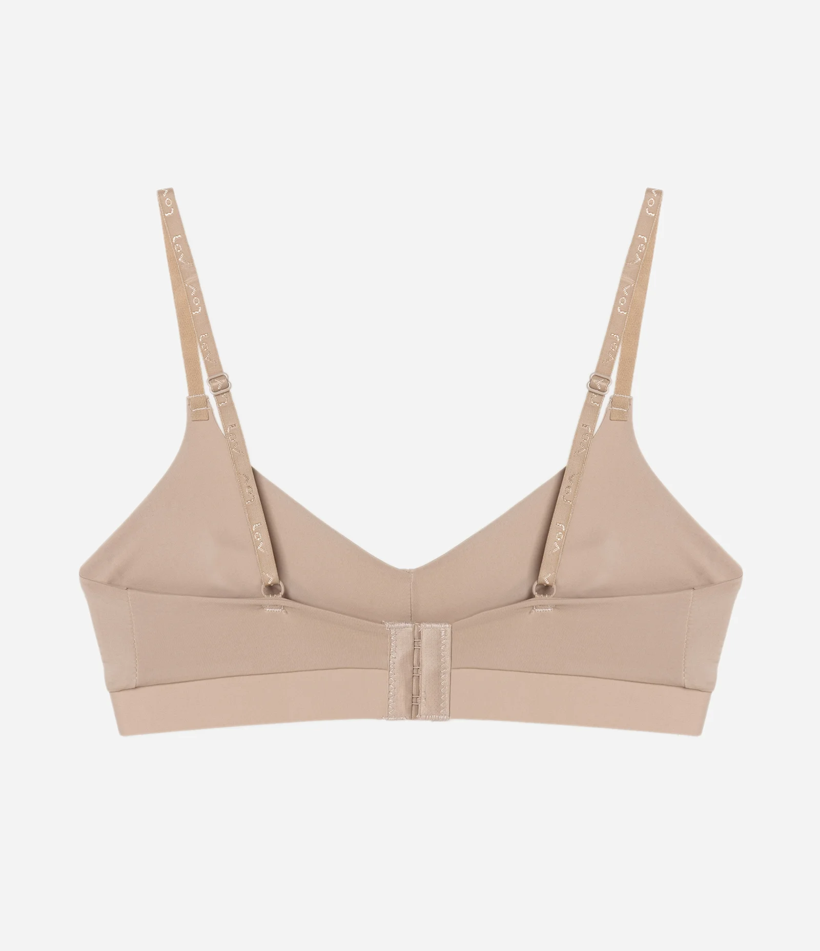 Sutiã Top em Microfibra sem Bojo e sem Aro Bege 2