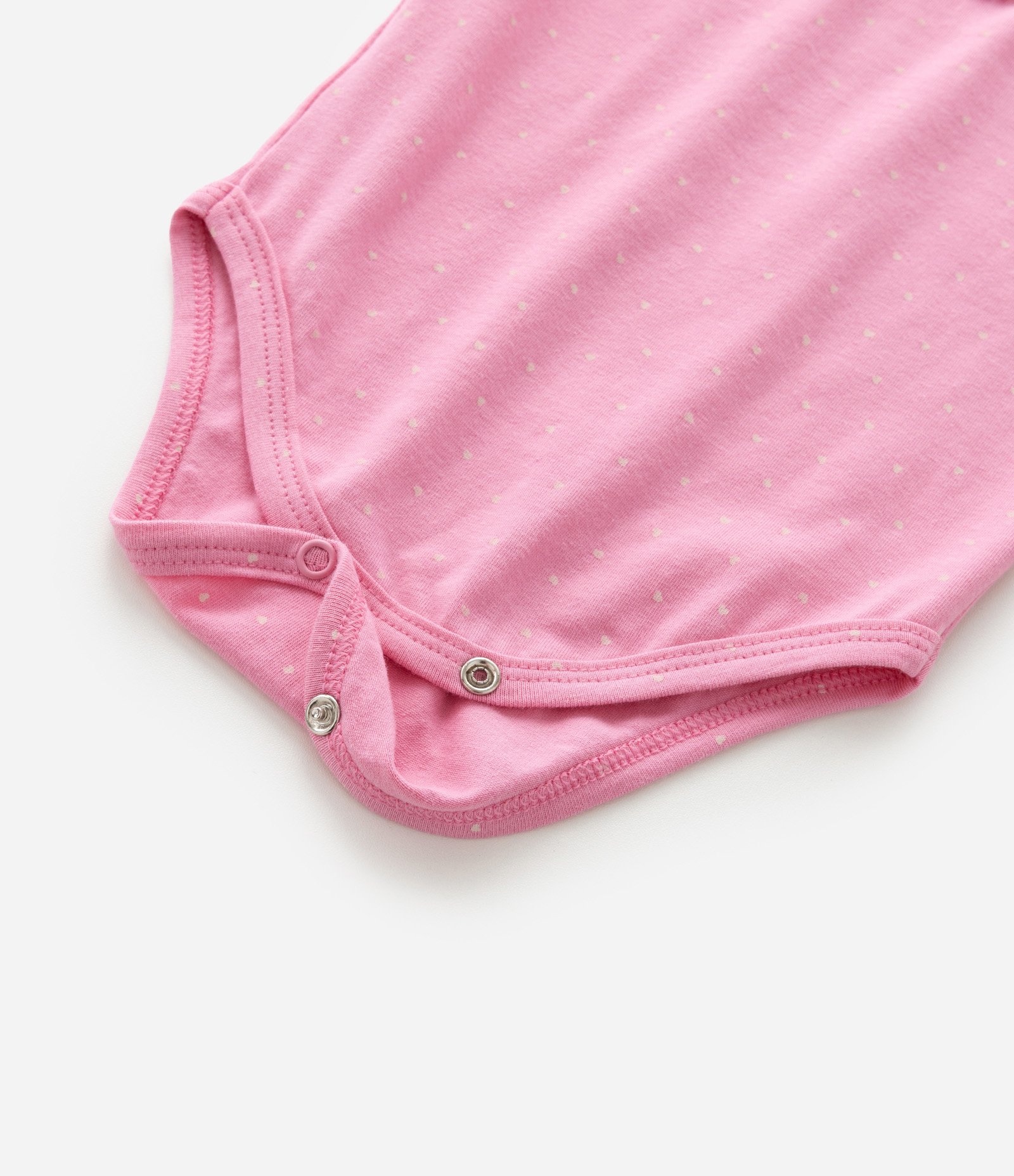 Body Infantil com Estampa Poá e Lagosta - Tam 0 a 18 Meses Rosa 6