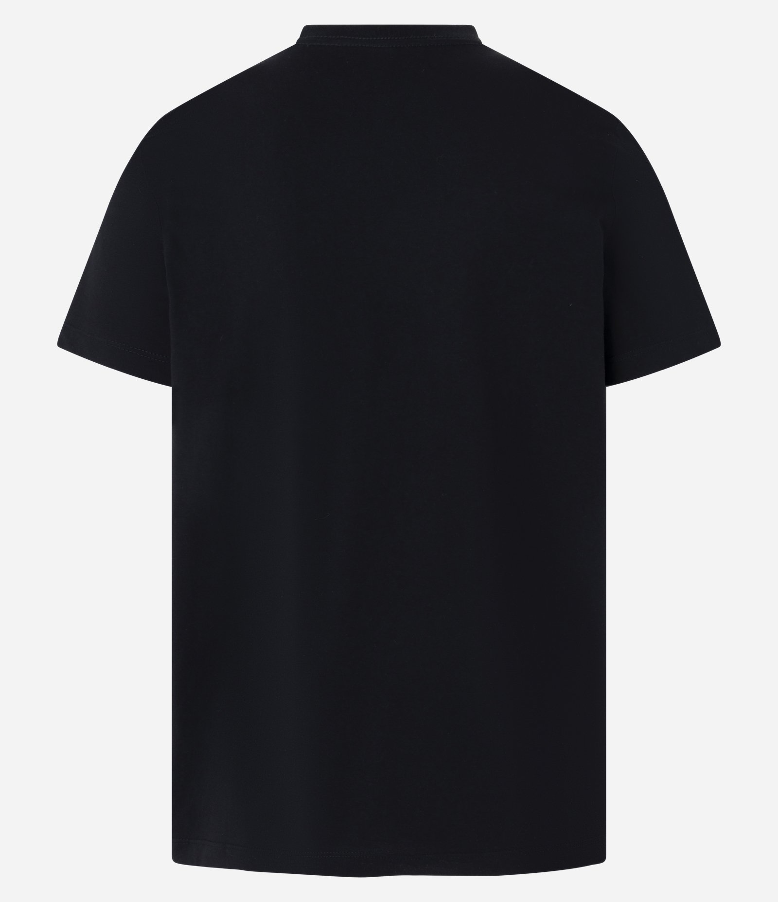 Camiseta Regular em Algodão com Estampa Banda Oasis Preto 7