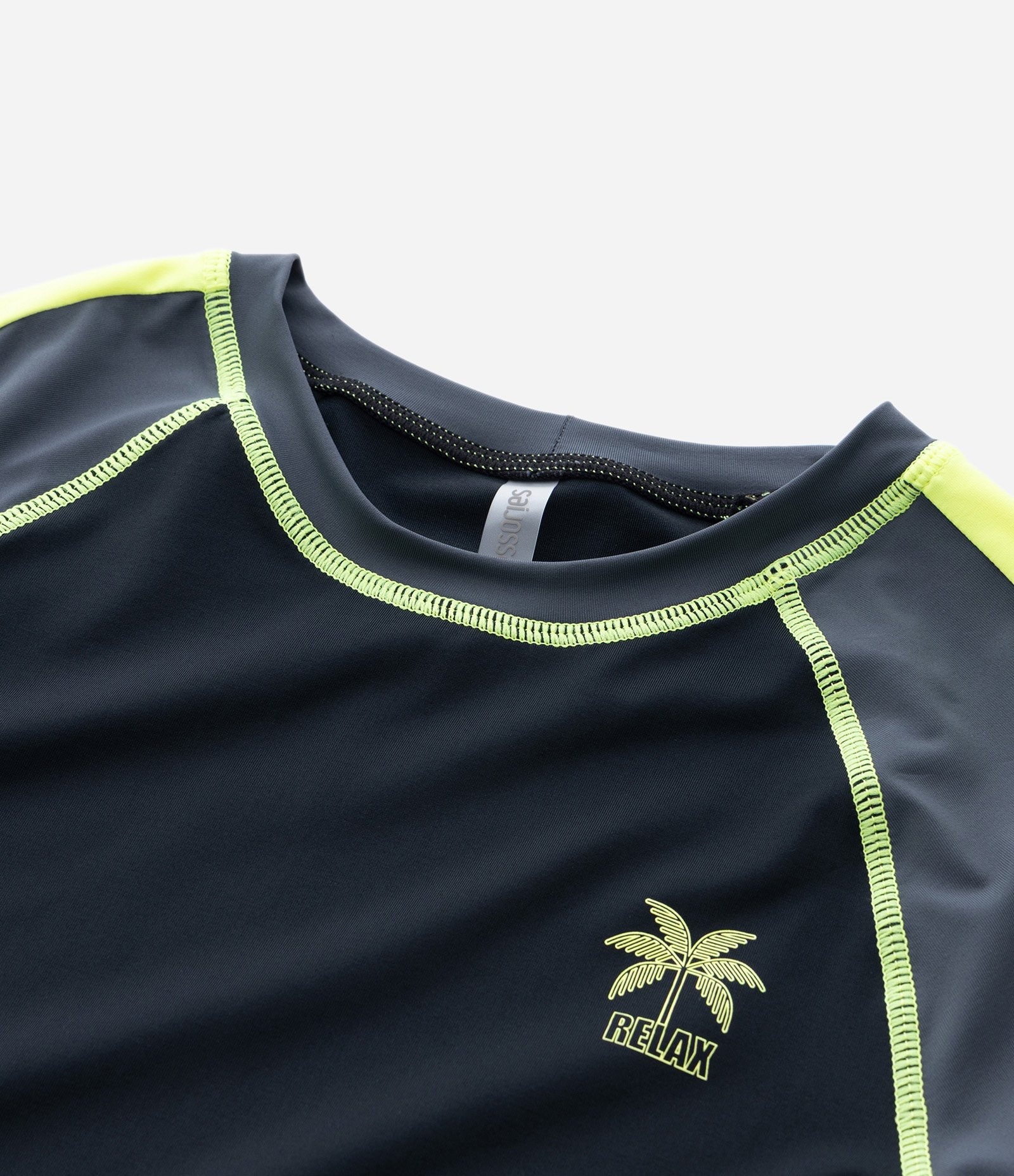 Camiseta Infantil com Proteção UV e Estampa de Coqueiro – Tam 5 a 14 Anos Sortido 6