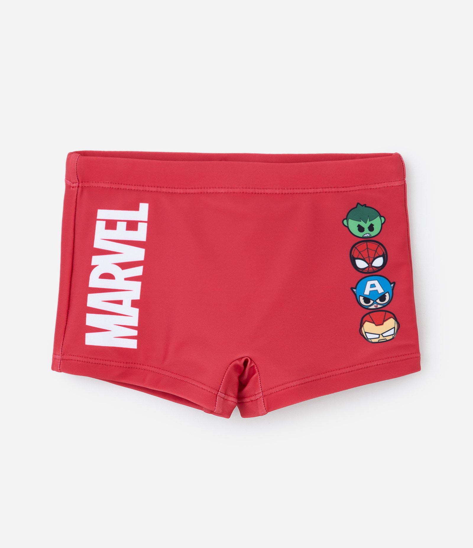 Conjunto Infantil UV com Camiseta Manga Longa e Sunga Marvel – Tam 1 a 4 Anos Azul/Vermelho 4