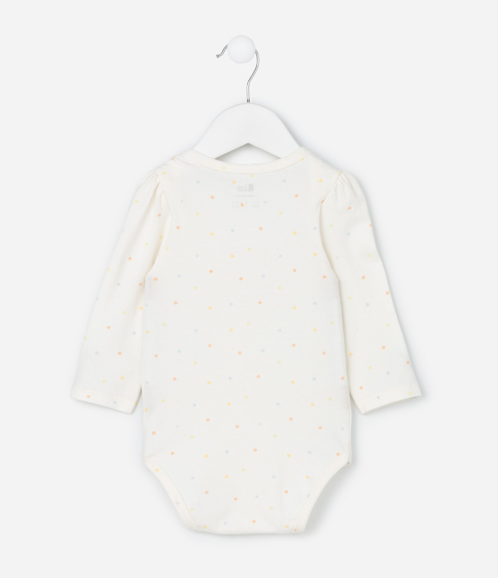 Body Infantil com Estampa Lettering Meu Mesversário  - Tam RN a 18 Meses Branco 2
