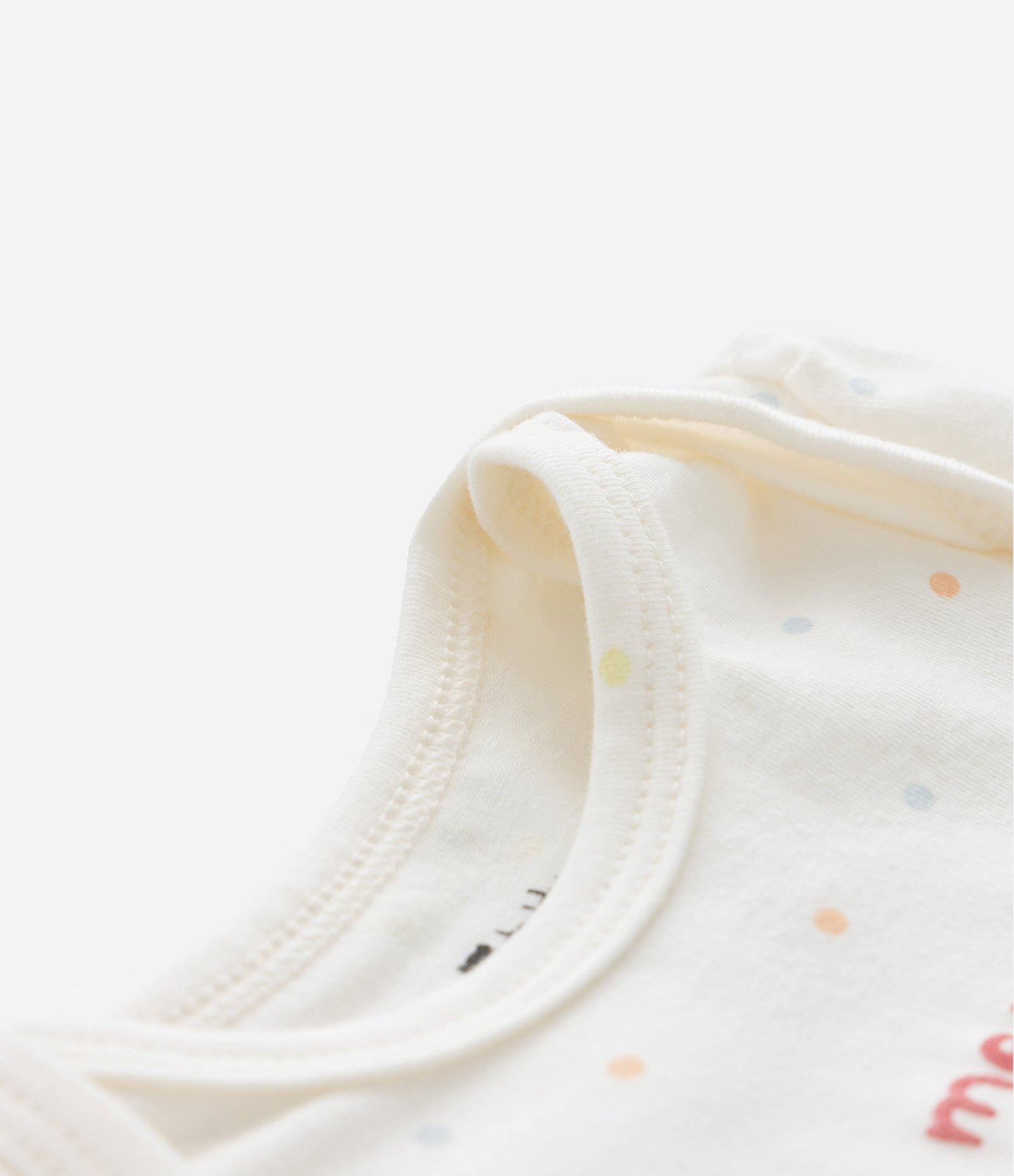 Body Infantil com Estampa Lettering Meu Mesversário  - Tam RN a 18 Meses Branco 4