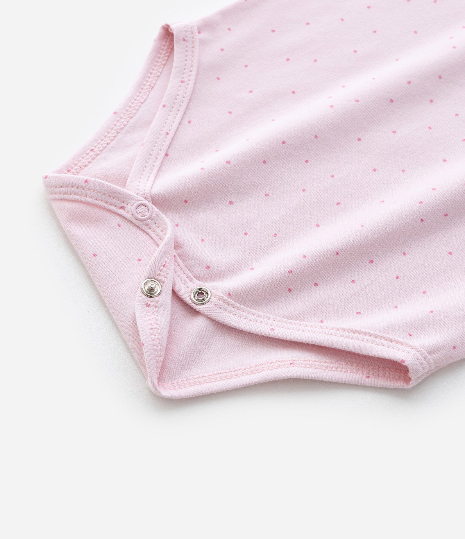 Body Infantil com Estampa Poá Princesinha do Dindo - Tam 0 a 18 Meses Rosa 4