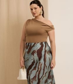 Blusa Ombro a Ombro Deslocado Curve & Plus Size