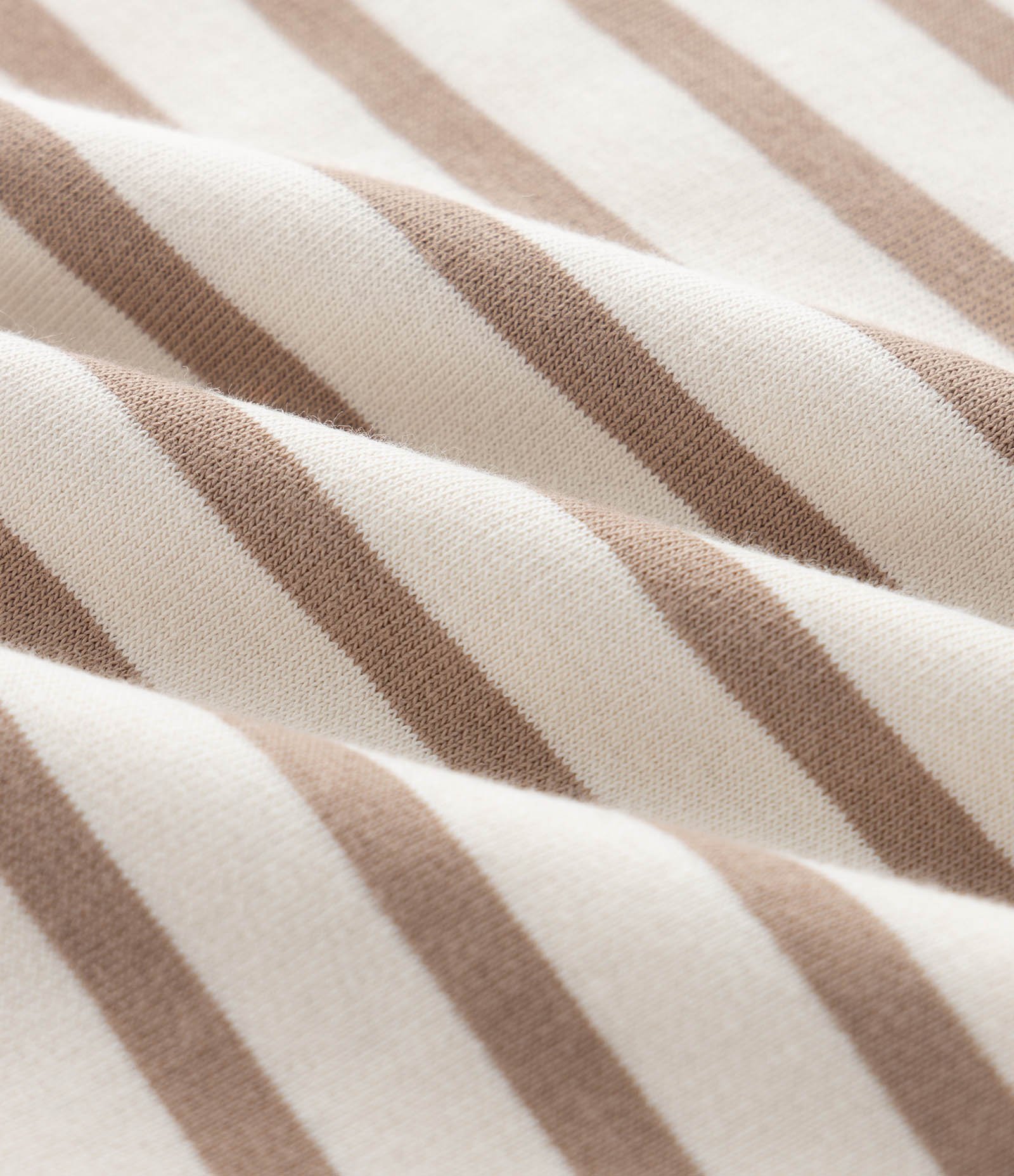 Camiseta Infantil Comfort Listrada – Tam 1 a 5/6 Anos Bege 3