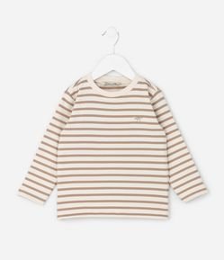 Camiseta Infantil Comfort Listrada – Tam 1 a 5/6 Anos