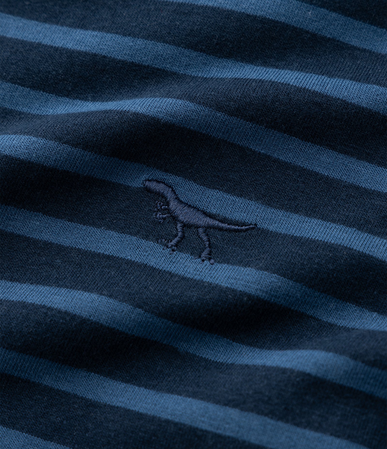 Camiseta Infantil Comfort Listrada – Tam 1 a 5/6 Anos Azul Marinho 6