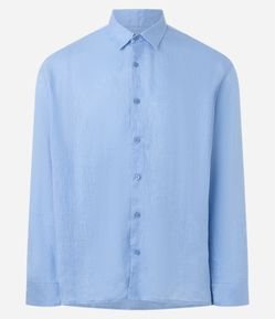 Camisa Relaxed em Cambraia de Linho Puro