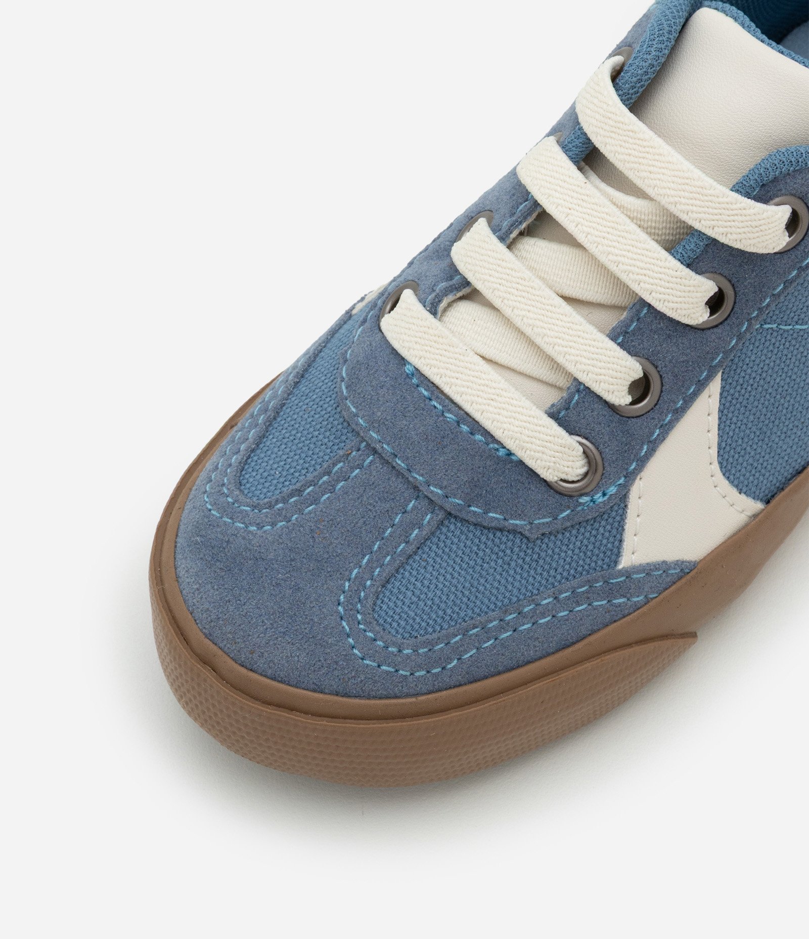 Tênis Casual Infantil com Recortes - Tam 21 ao 27 Azul 3