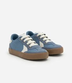 Tênis Casual Infantil com Recortes - Tam 21 ao 27