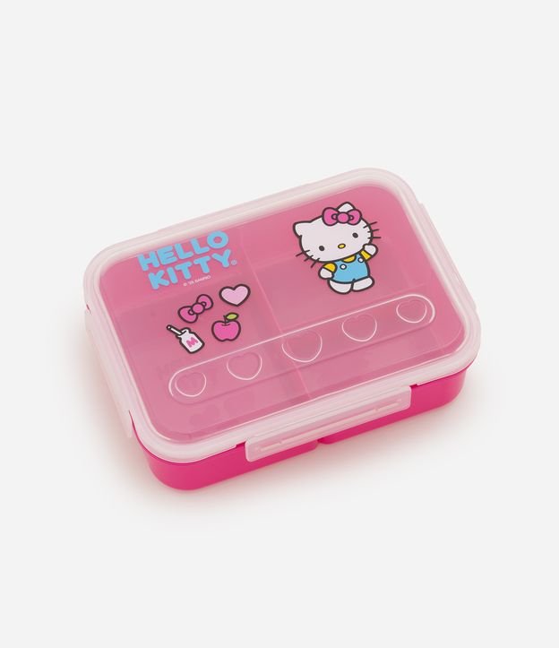 Lancheira Pote com Tampa da Hello Kitty