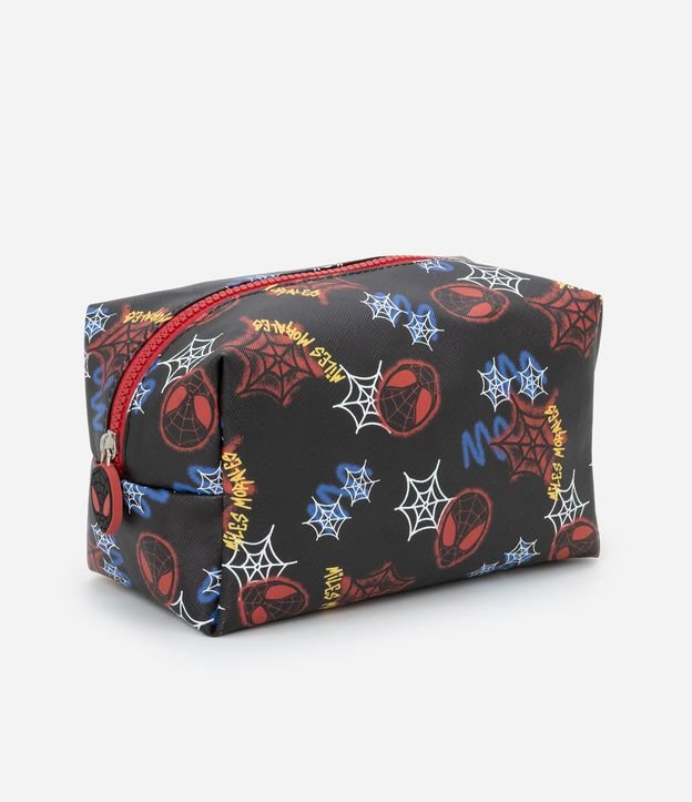 Necessaire Retangular com Estampa Home Aranha