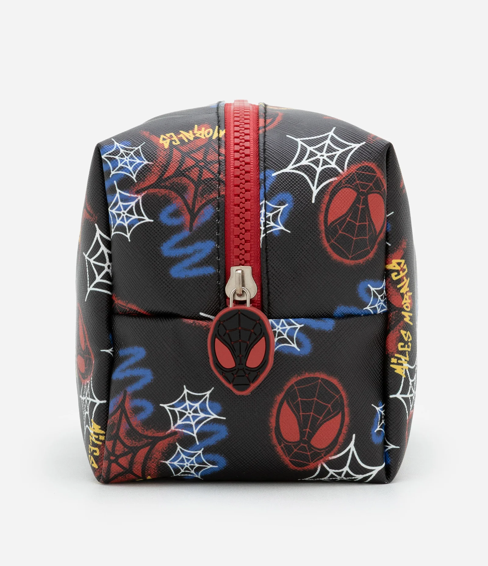 Necessaire Retangular com Estampa Home Aranha Preto 2