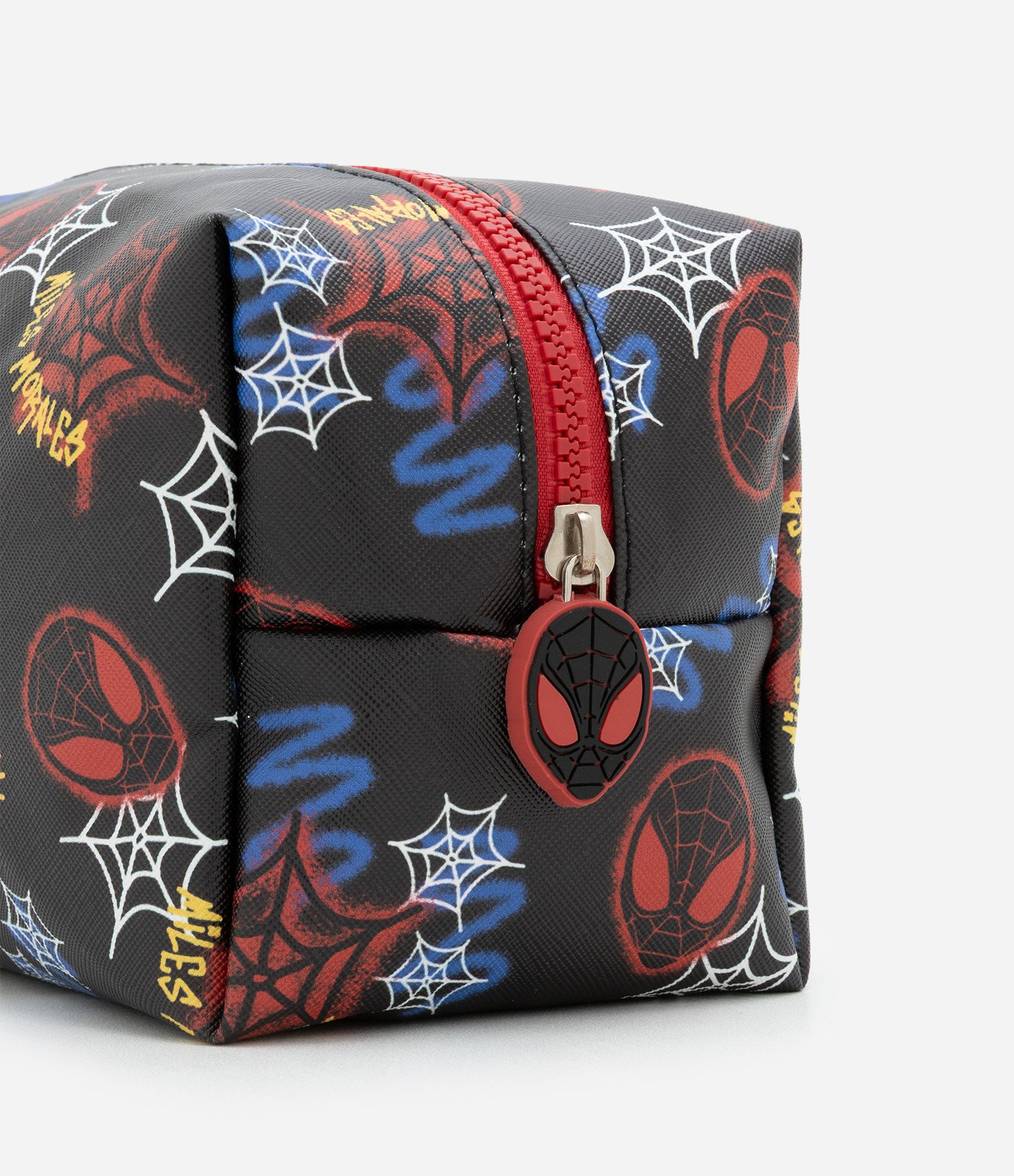 Necessaire Retangular com Estampa Home Aranha Preto 4