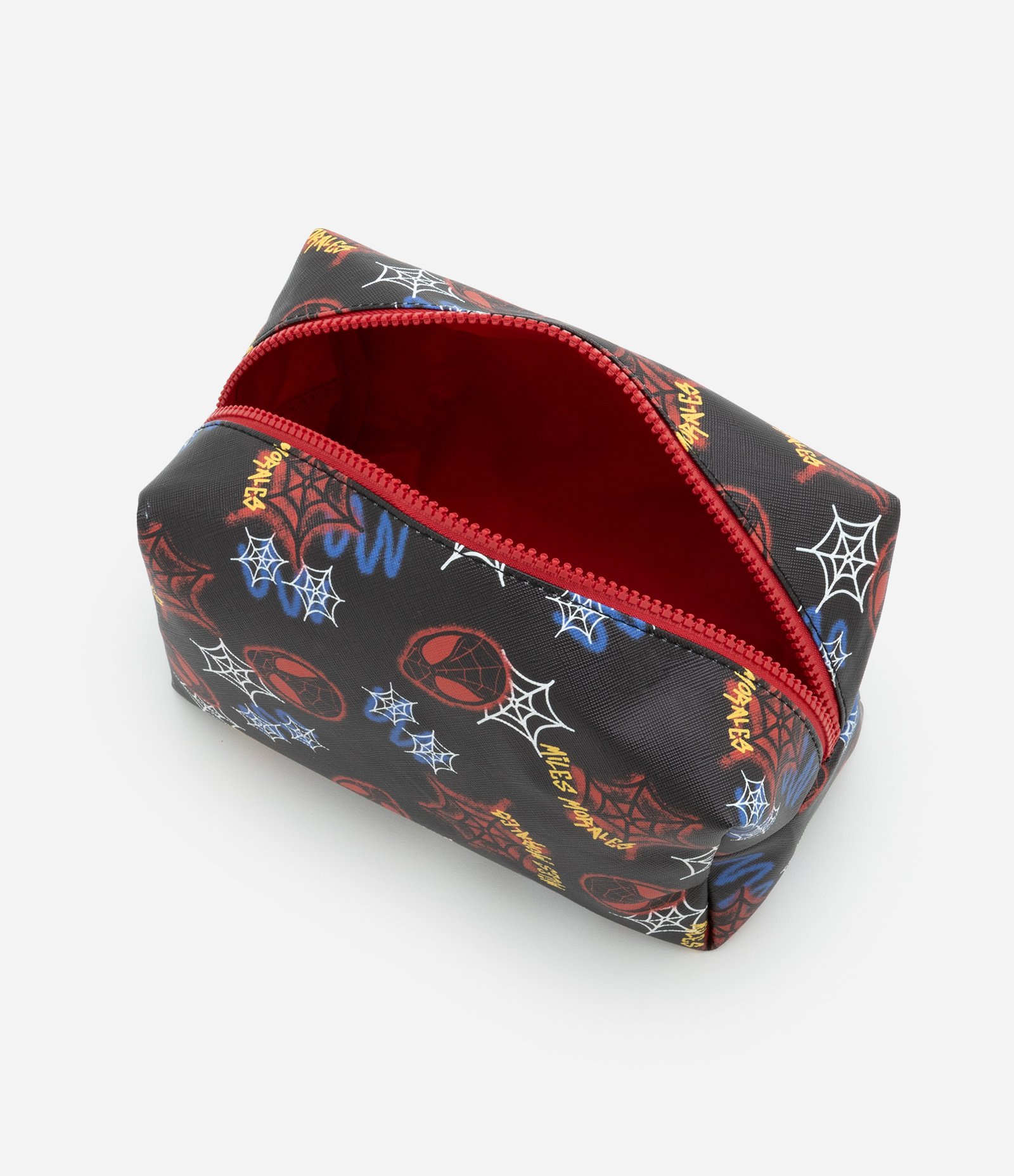 Necessaire Retangular com Estampa Home Aranha Preto 5