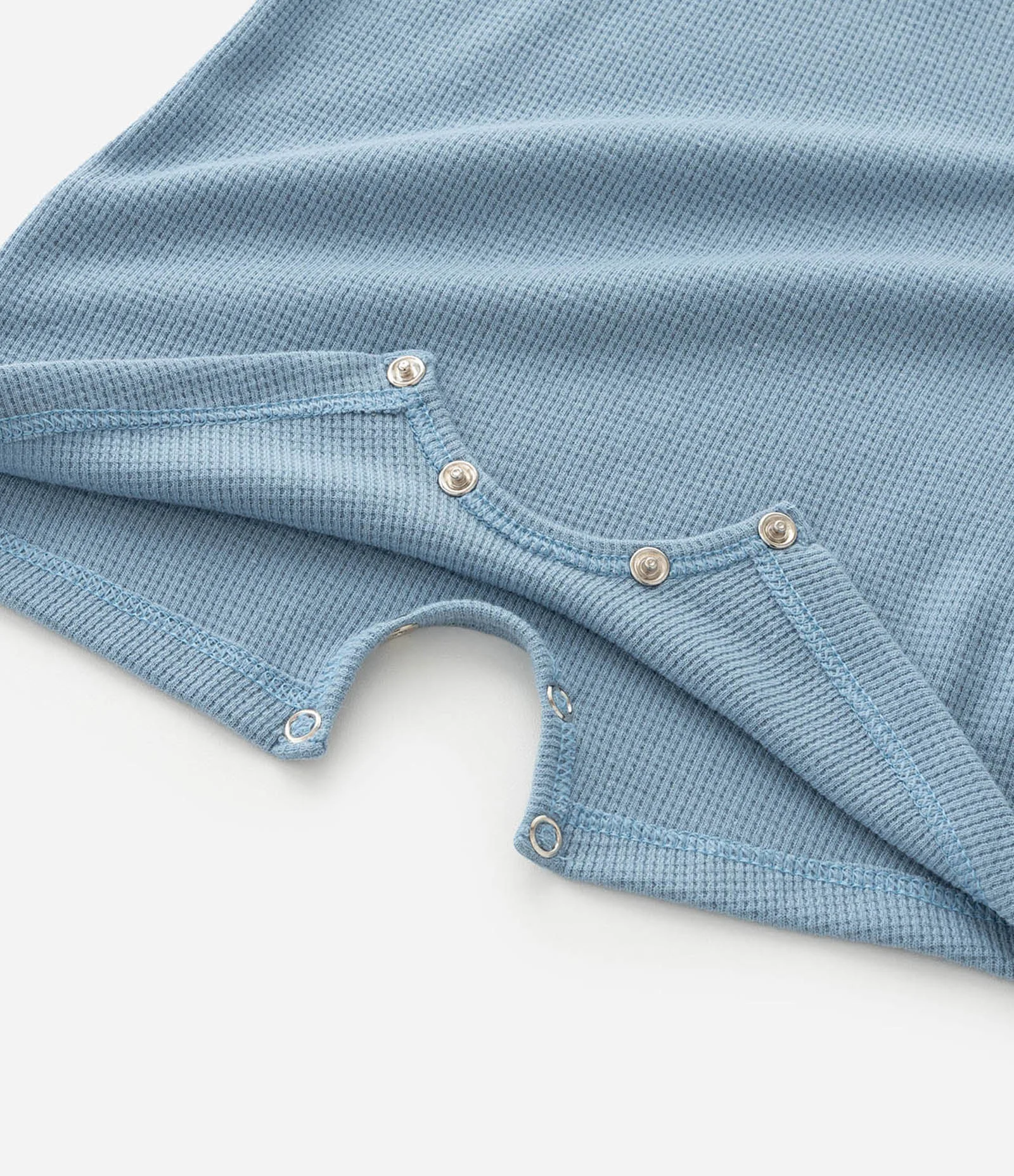 Macaquinho Infantil Waffle com Estampa de Ursinho – Tam 0 a 18 Meses Azul Claro 6