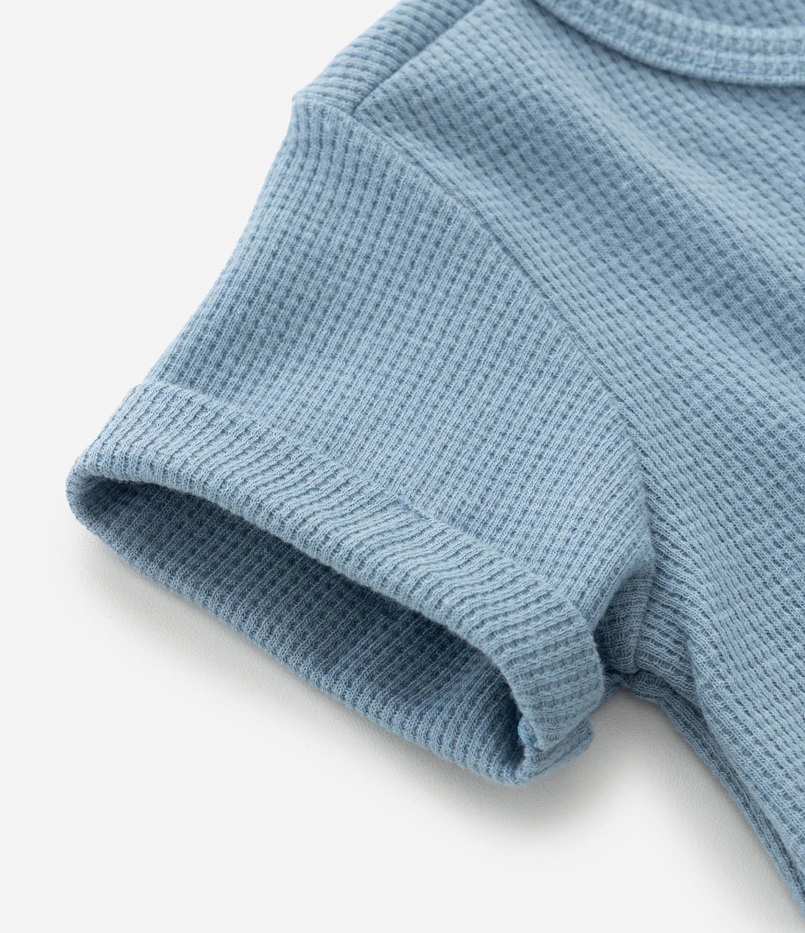 Macaquinho Infantil Waffle com Estampa de Ursinho – Tam 0 a 18 Meses Azul Claro 8