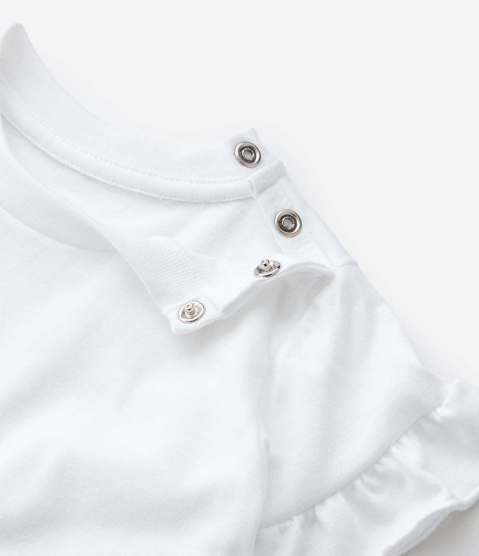 Vestido Infantil com Estampa Floral Liberty e Camiseta - Tam 0 a 18 Meses Vermelho 6