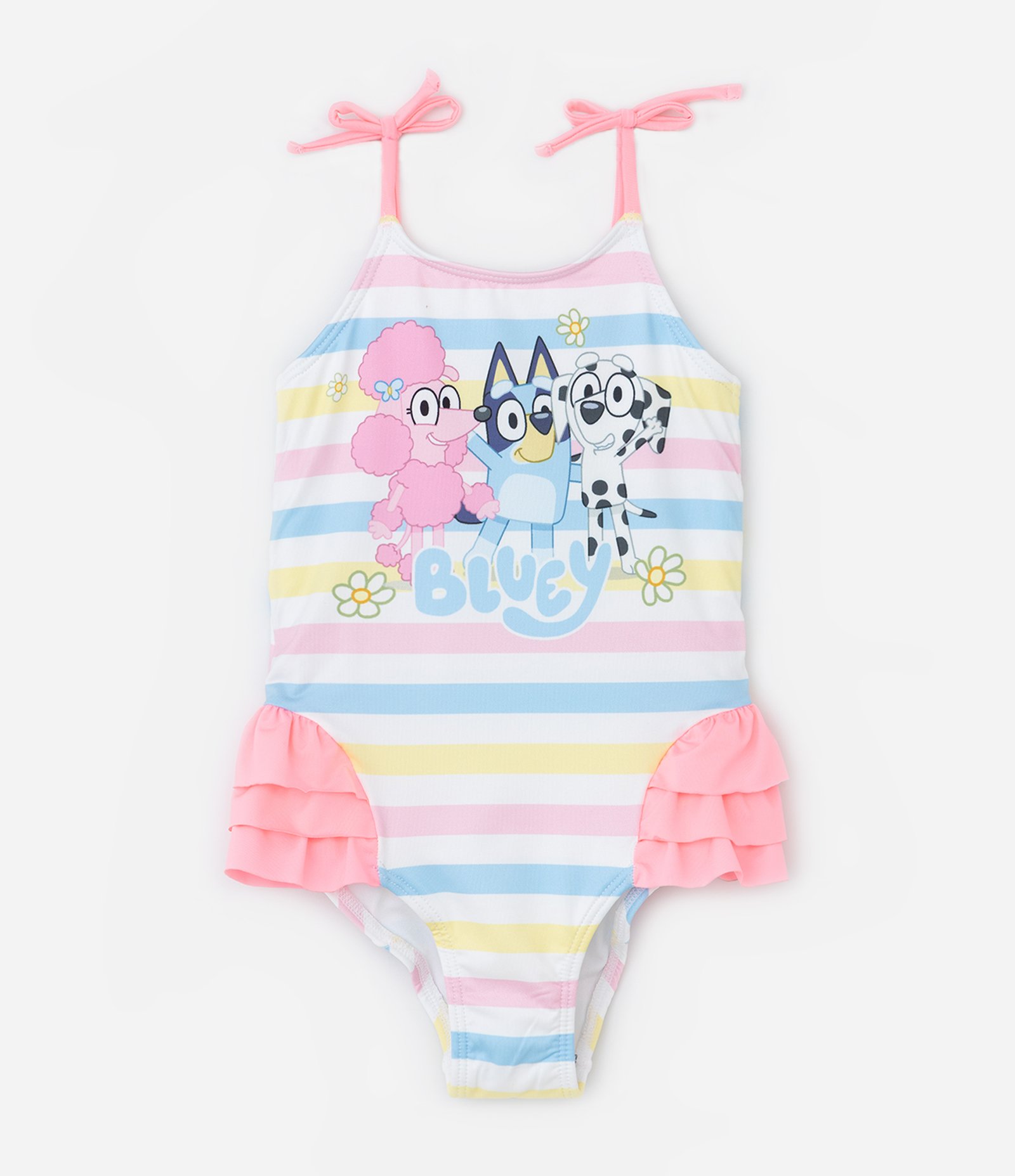 Maio Infantil em Microfibra com Estampa Bluey - Tam 2 a 6 Anos Multicores 1