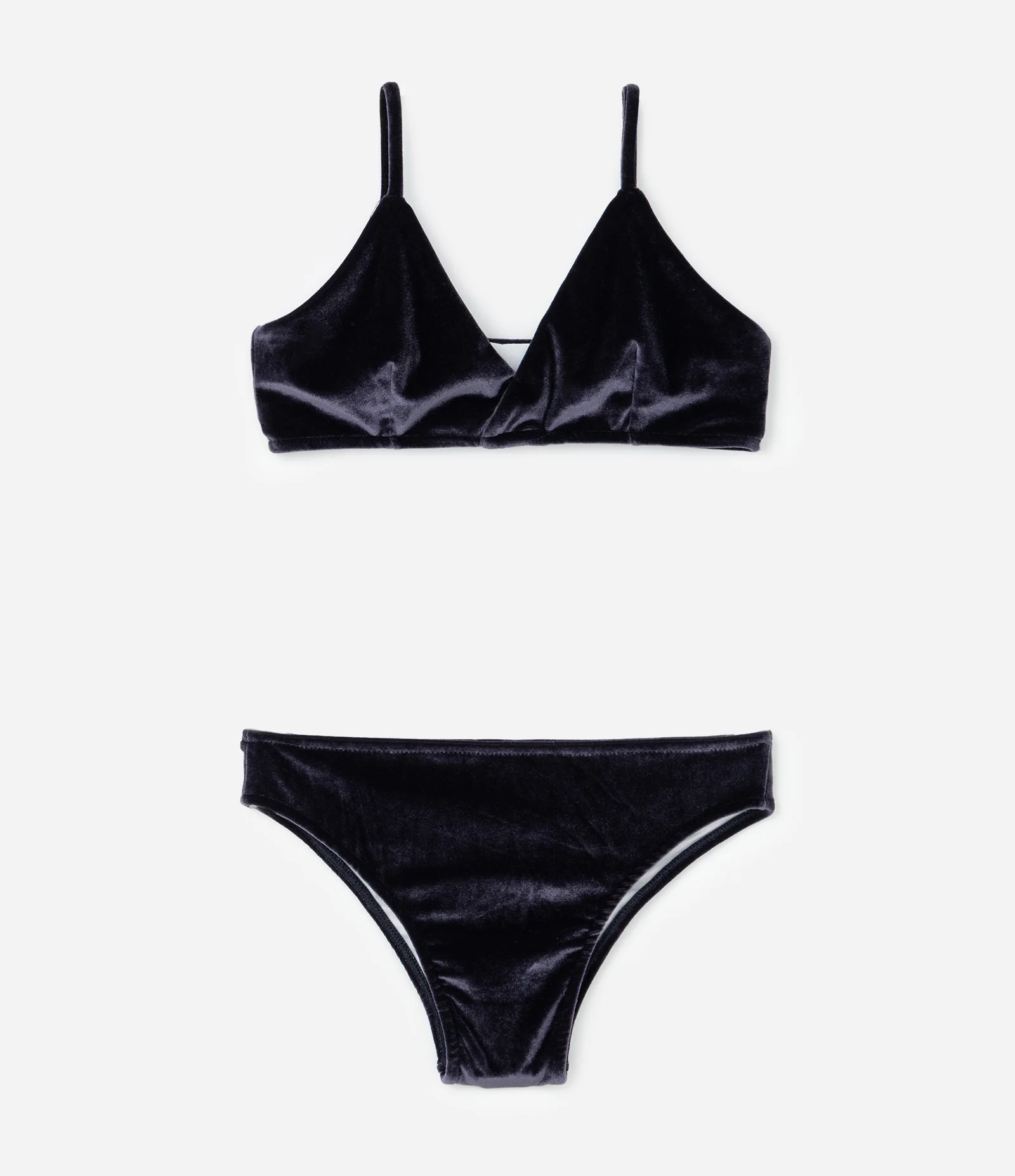 Biquini Infantil em Microfibra - Tam 10 a 16 Anos
 10 ao 16 Preto 1