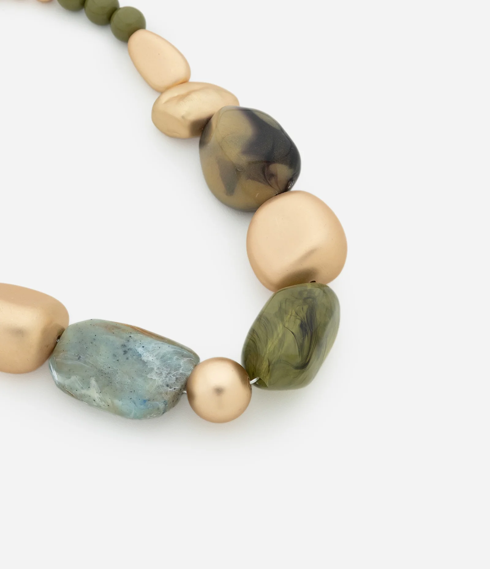 Maxi Colar com Resinas Variadas Multicores 2