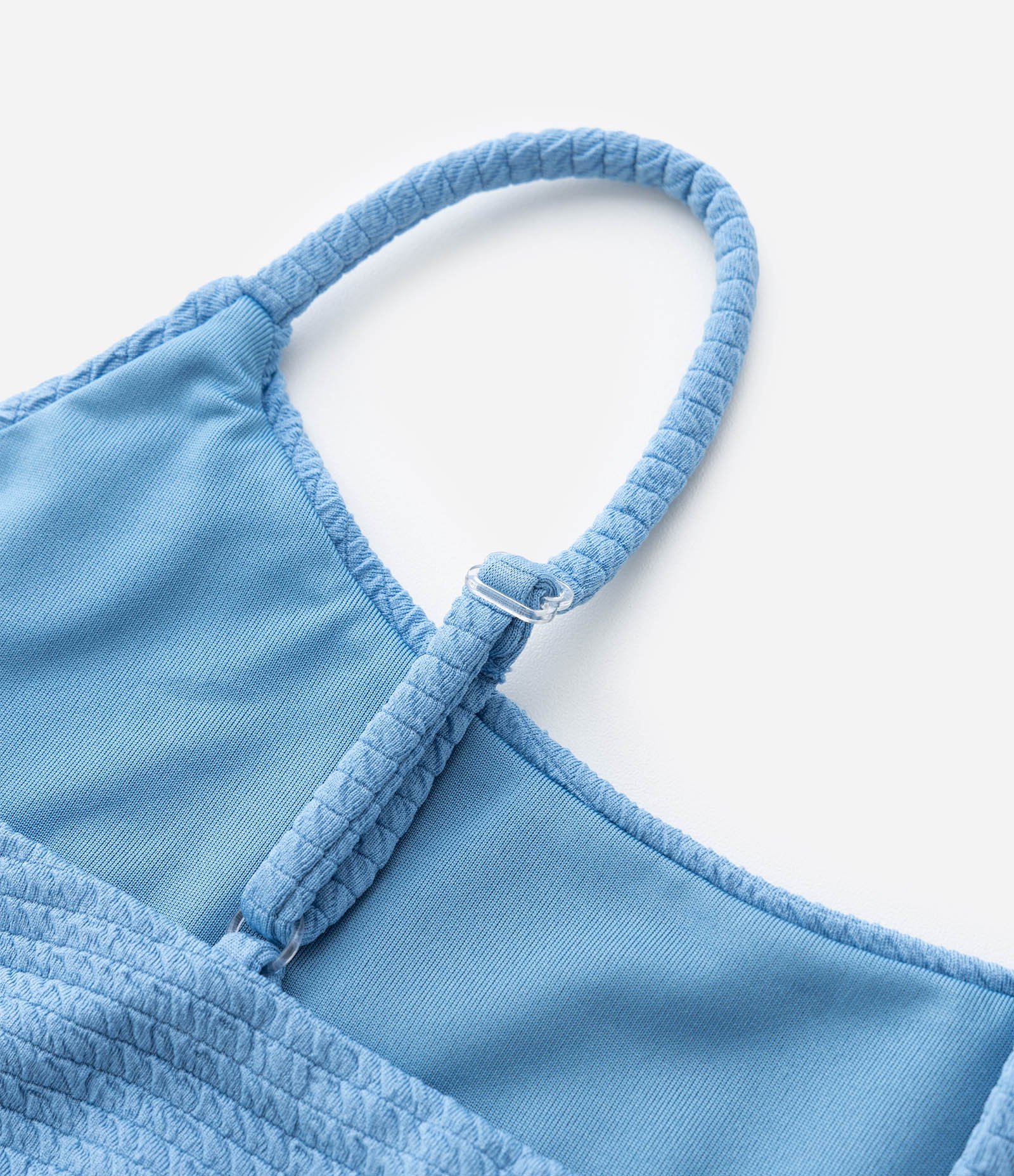 Biquíni Infantil em Microfibra com Textura - Tam  10 a 16 Anos Azul 8