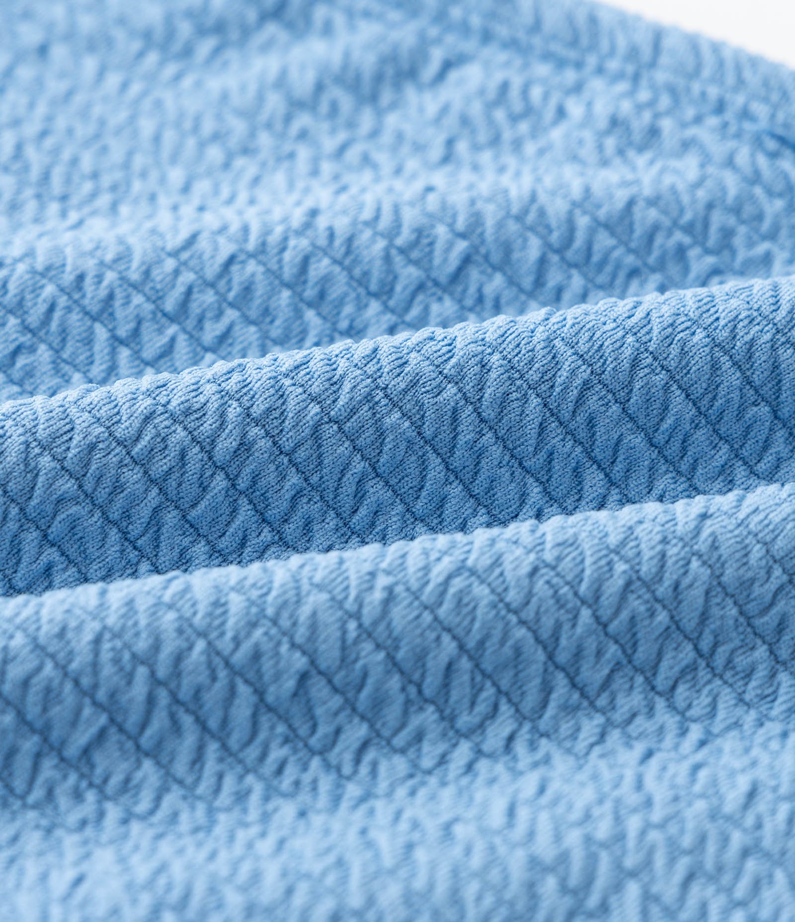 Biquíni Infantil em Microfibra com Textura - Tam  10 a 16 Anos Azul 5