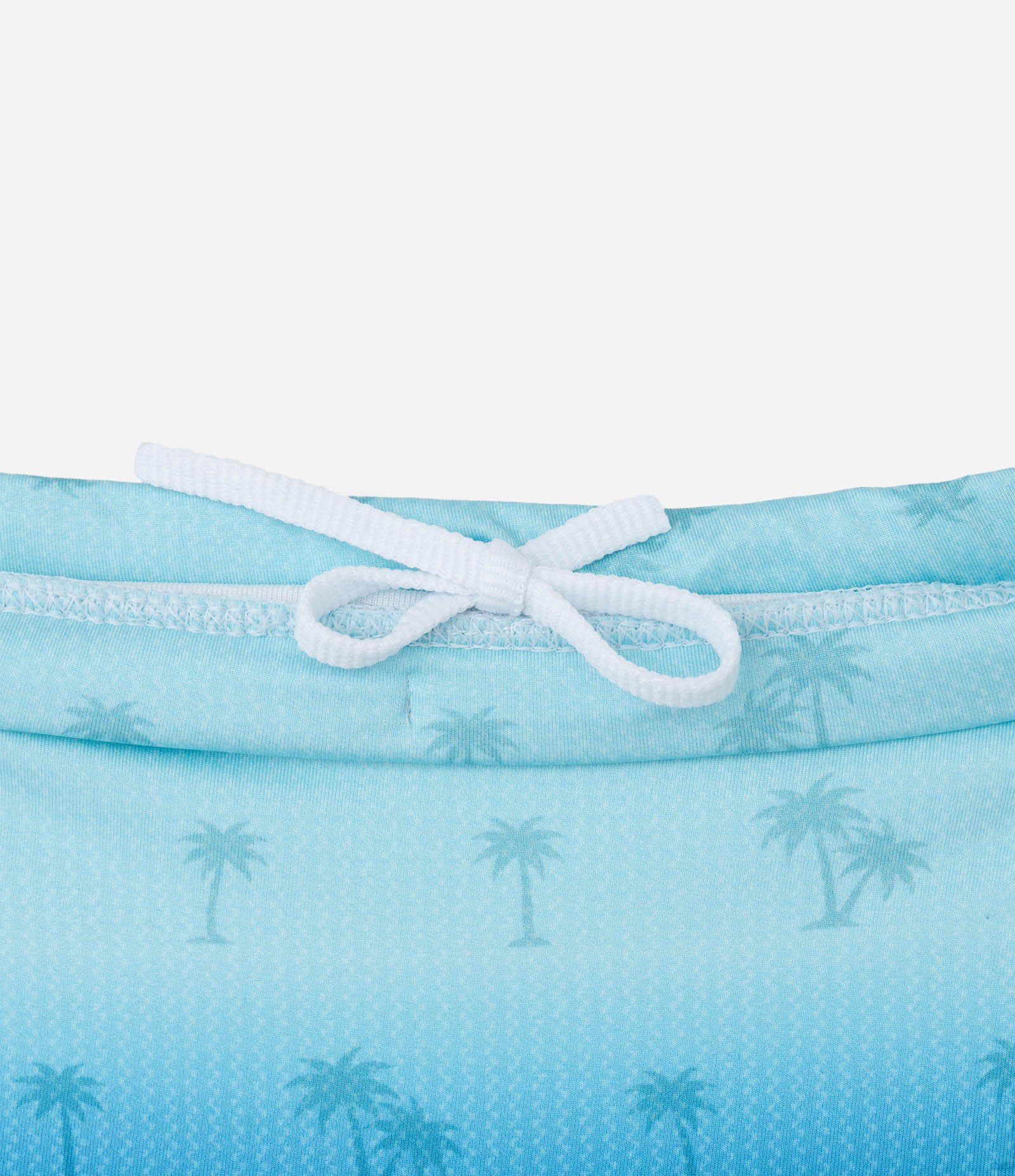 Sunga Boxer Infantil com Estampa Degradê e Coqueiros - Tam 5 a 14 Anos Azul 4