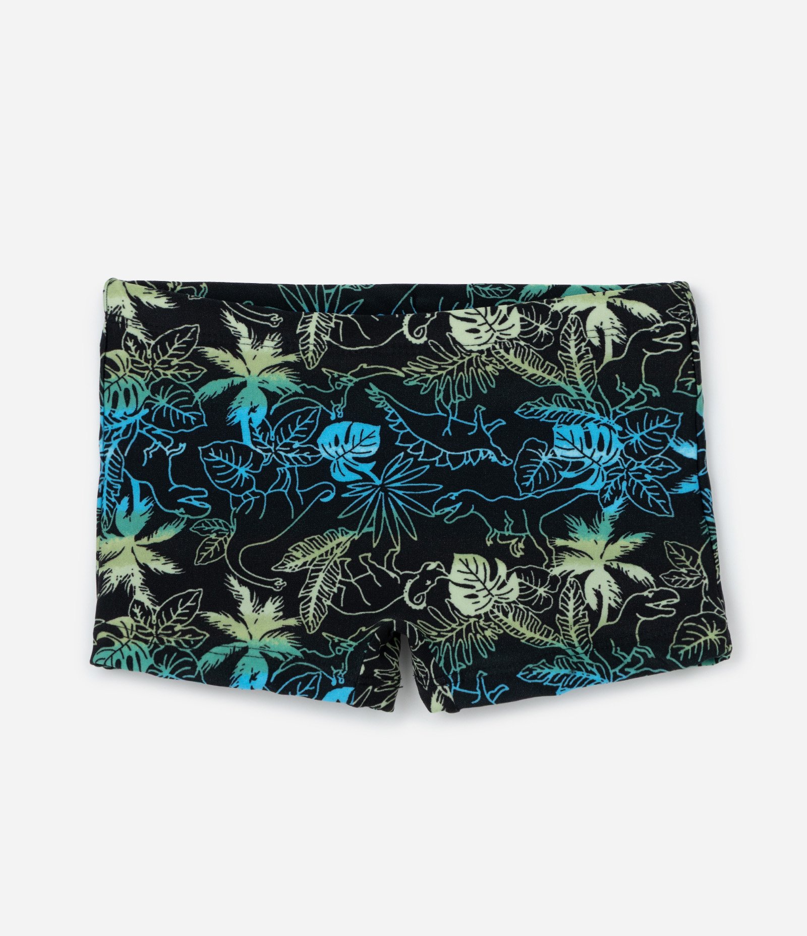 Sunga Boxer Infantil com Estampa de Coqueiros - Tam 5 a 14 Anos Multicores 1