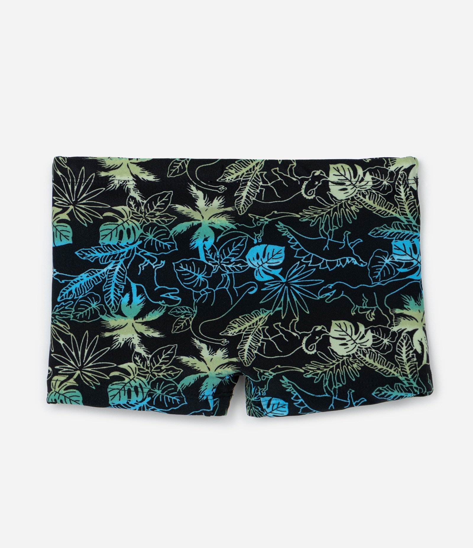 Sunga Boxer Infantil com Estampa de Coqueiros - Tam 5 a 14 Anos Multicores 2