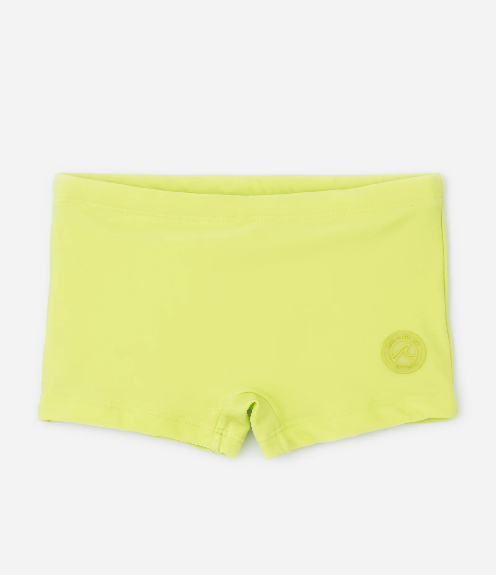 Sunga Boxer Infantil com Detalhe de Etiqueta Emborrachada - Tam 5 a 14 Anos Amarelo 1