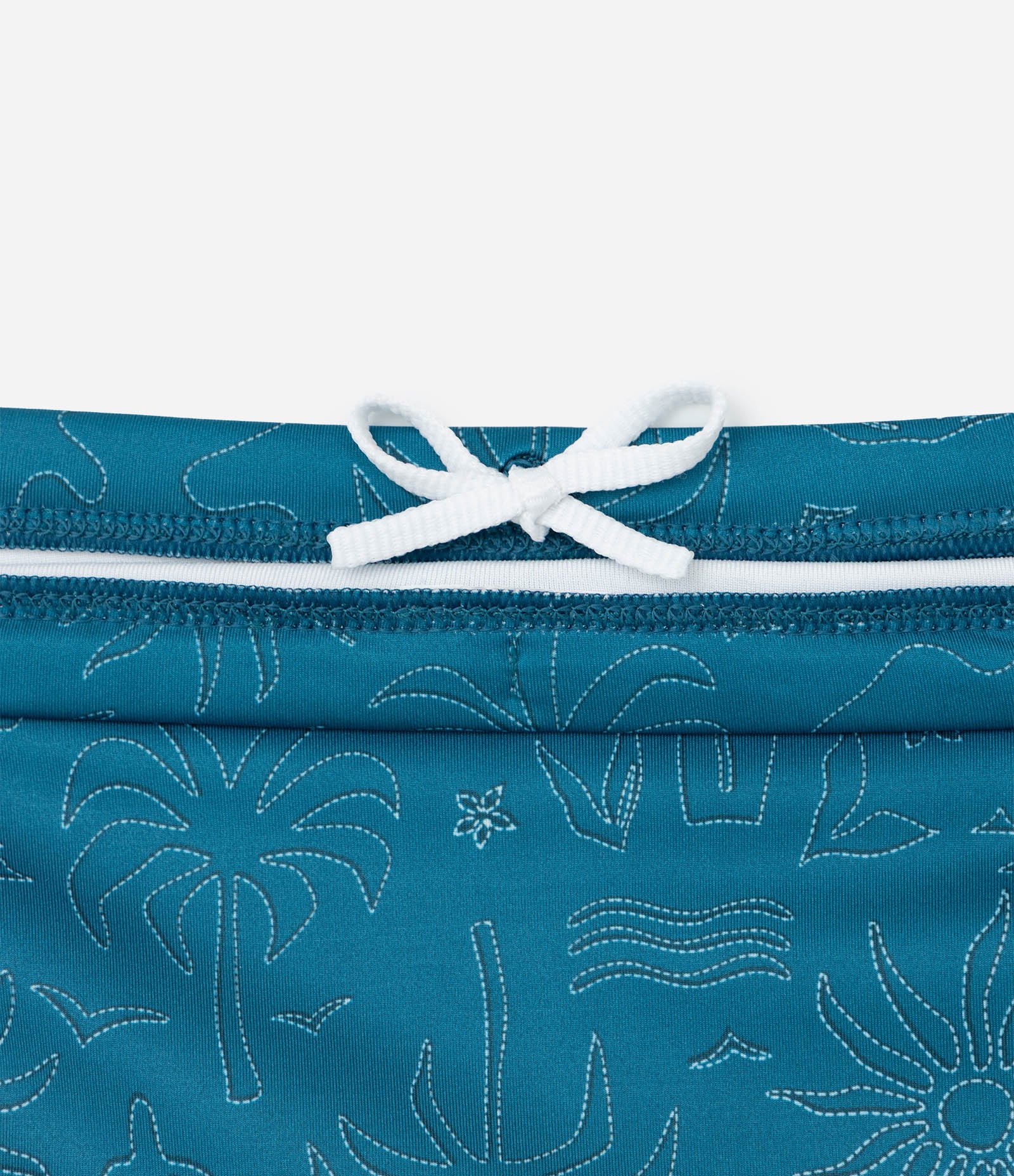 Sunga Infantil Boxer com Estampa Fundo do Mar - Tam 5 a 14 Anos Verde 4