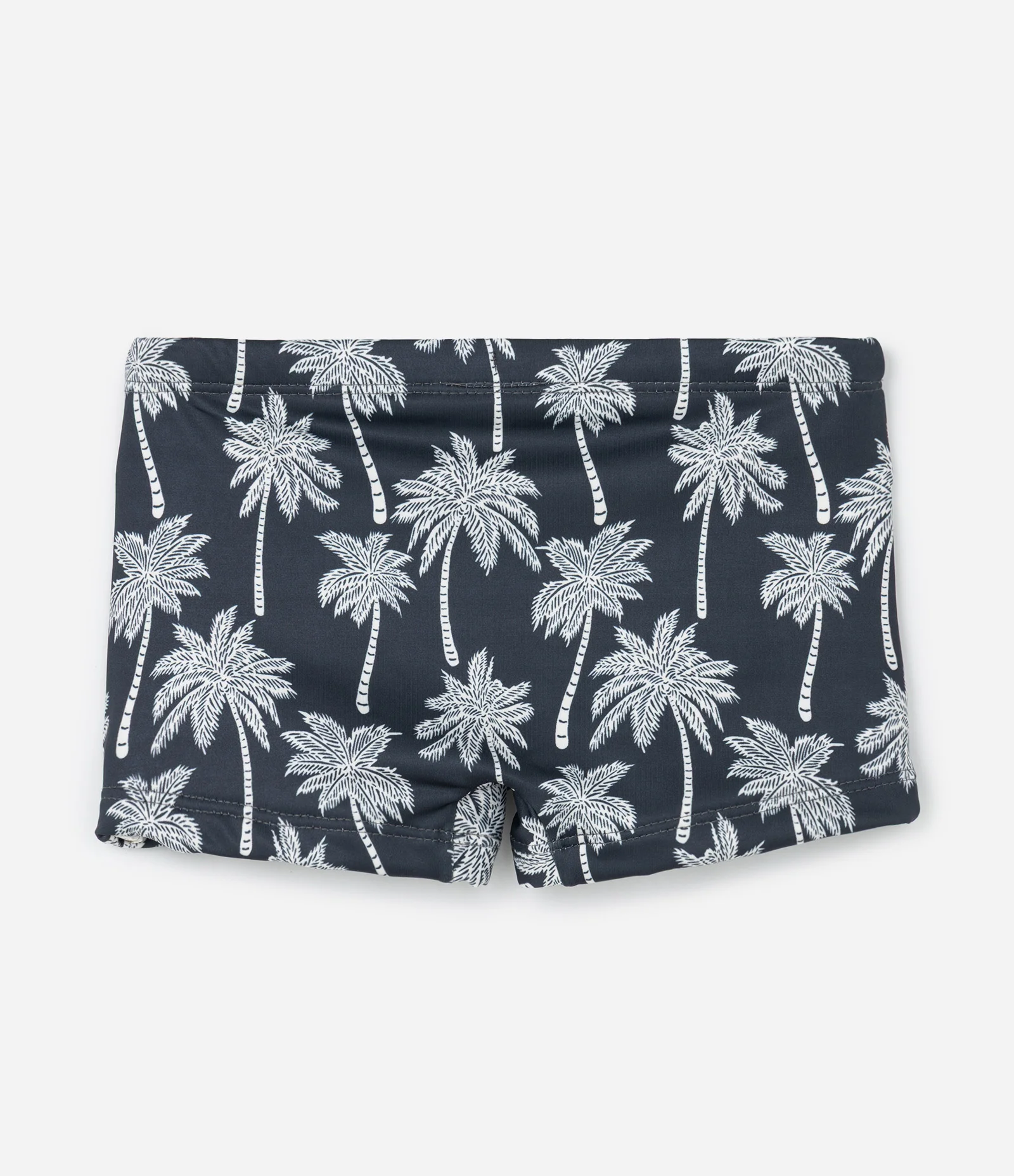 Sunga Boxer Infantil com Estampa de Coqueiros - Tam 5 a 14 Anos Preto 2