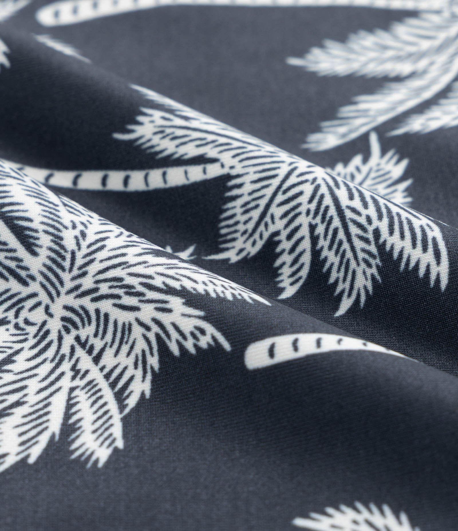 Sunga Boxer Infantil com Estampa de Coqueiros - Tam 5 a 14 Anos Preto 3