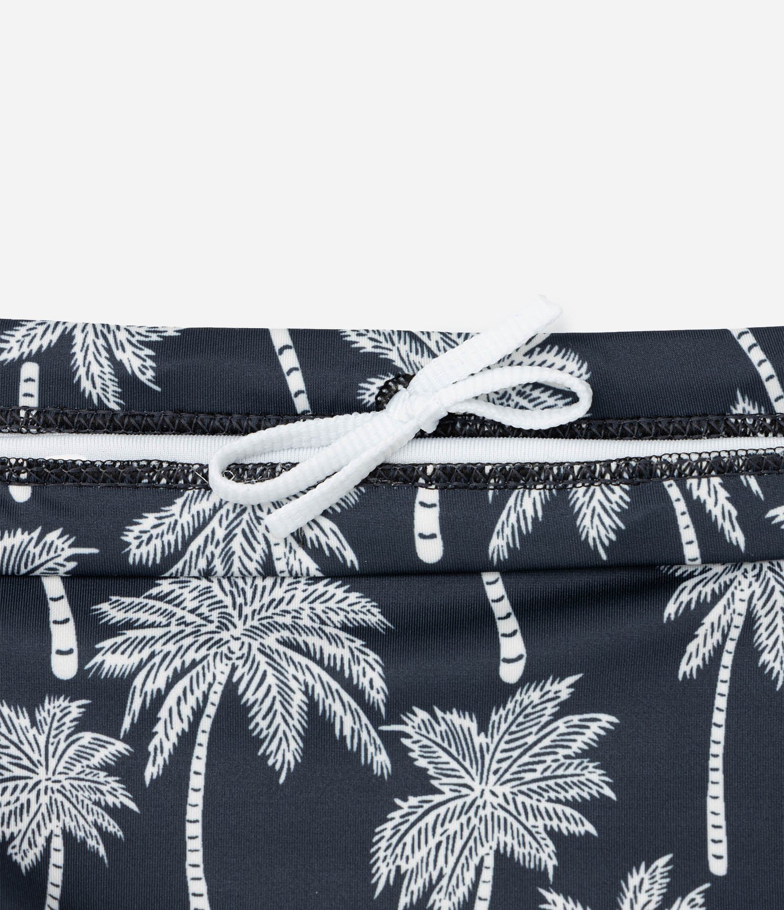 Sunga Boxer Infantil com Estampa de Coqueiros - Tam 5 a 14 Anos Preto 4