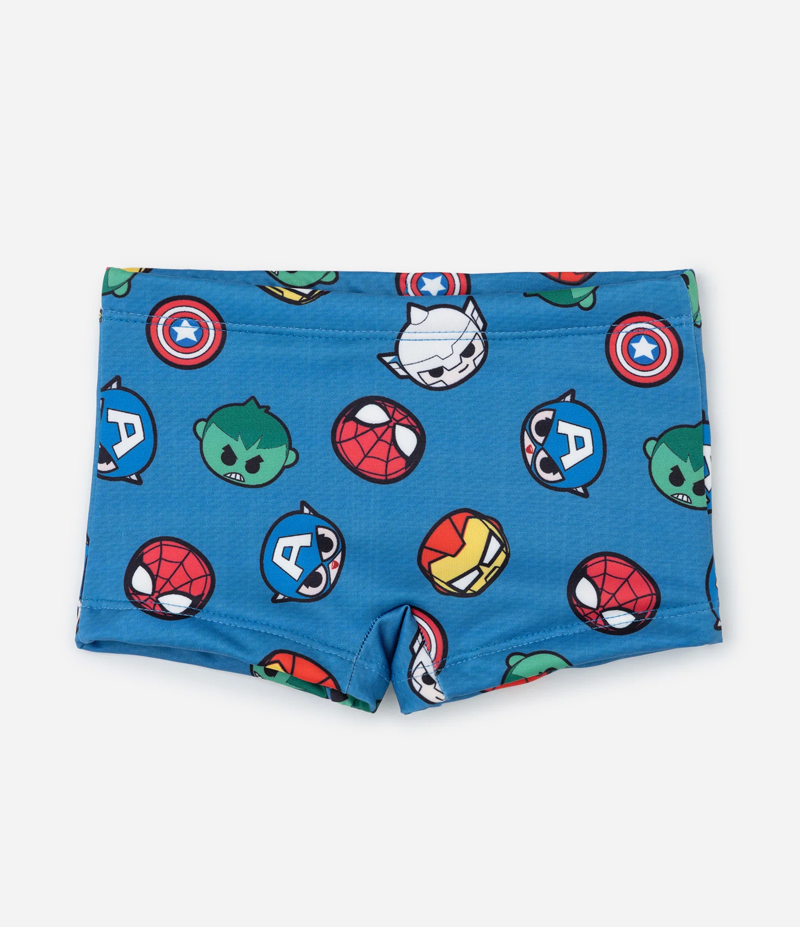 Sunga Boxer Infantil com Estampa Mini Heróis - Tam  2 a 6 Anos Multicores 1