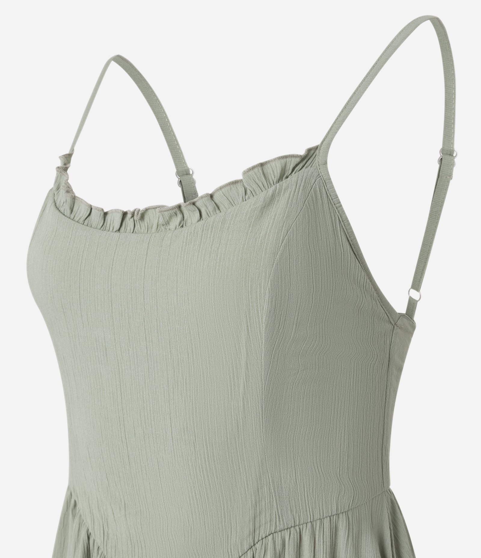 Macaquinho Texturizado com Babadinhos Verde 6