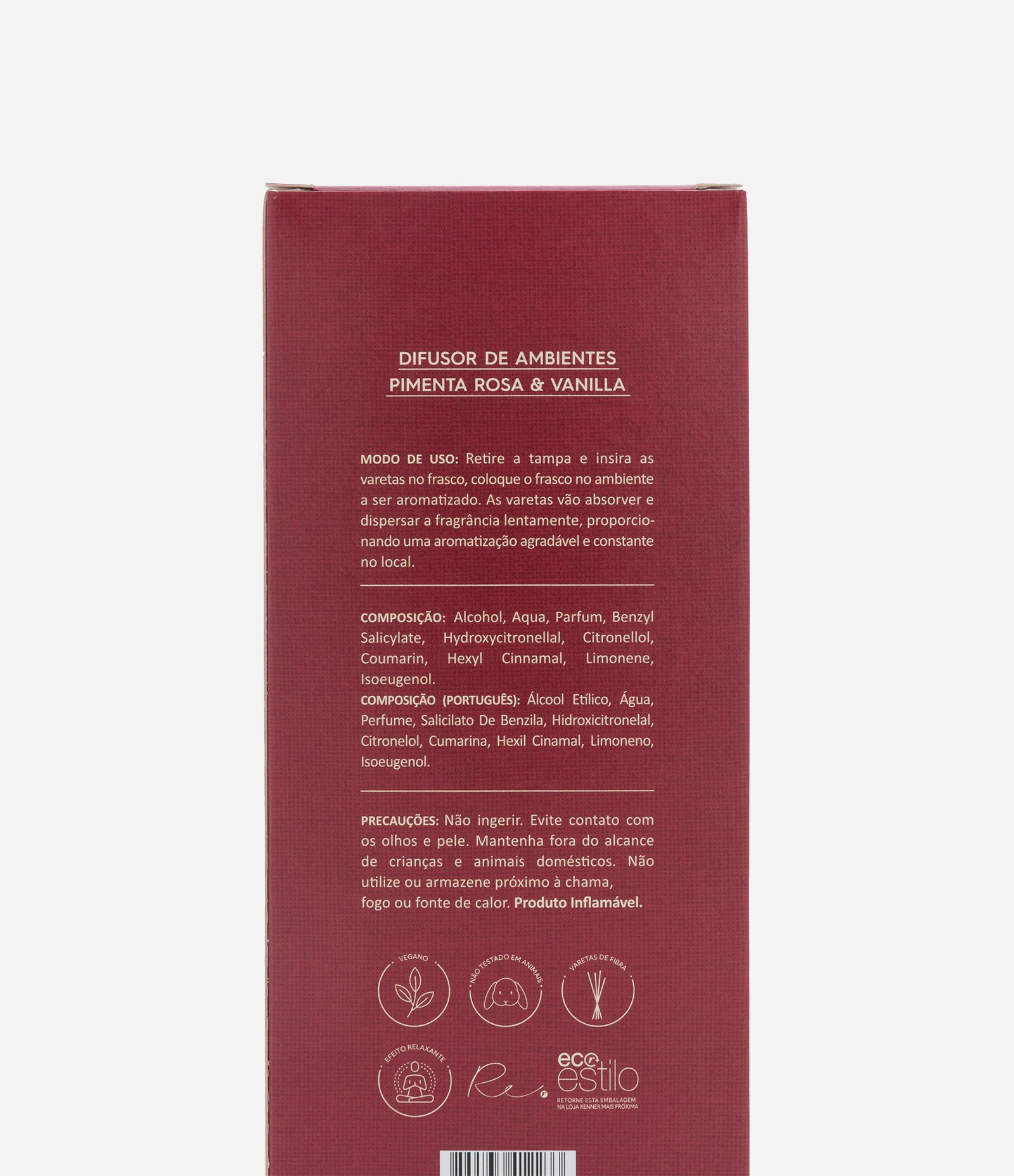 Difusor de Ambientes Pimenta Rosa & Vanilla Alchemia 220ml 3