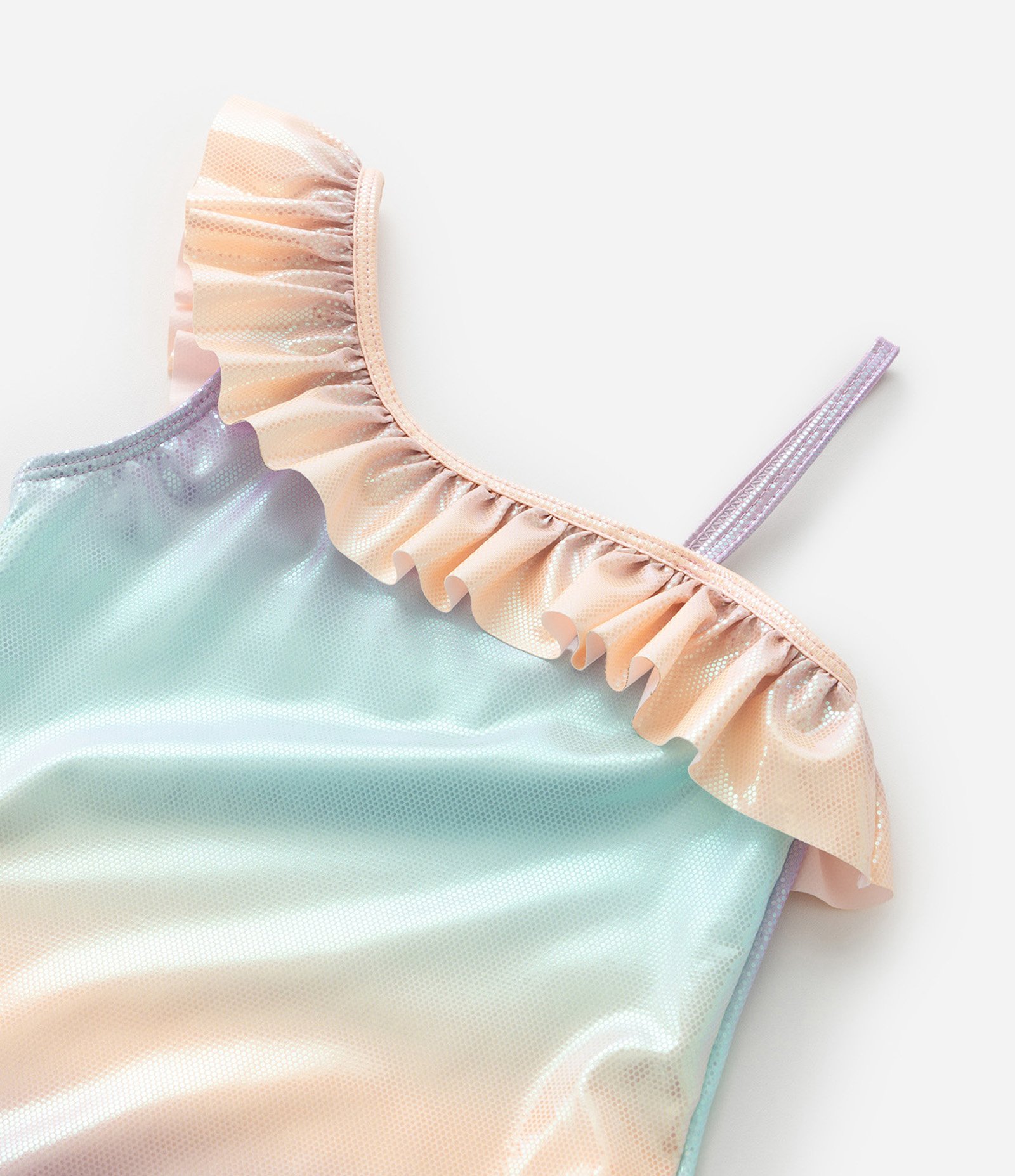 Maio Infantil com Estampa Holográfica e Babadinhos  - Tam 5 a 12 Anos Multicores 5