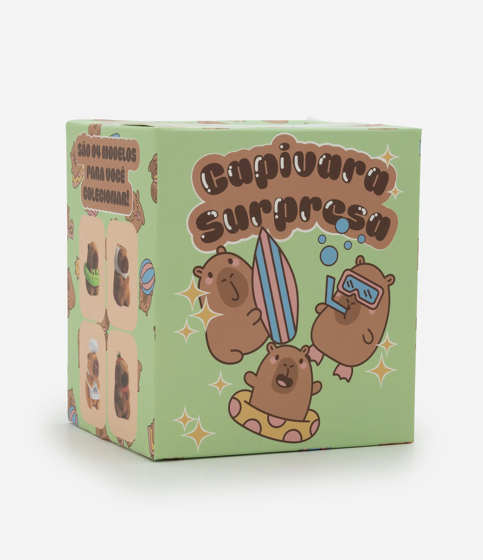 Bicho de Pelúcia Surpresa em Formato de Capivara Sortido 1