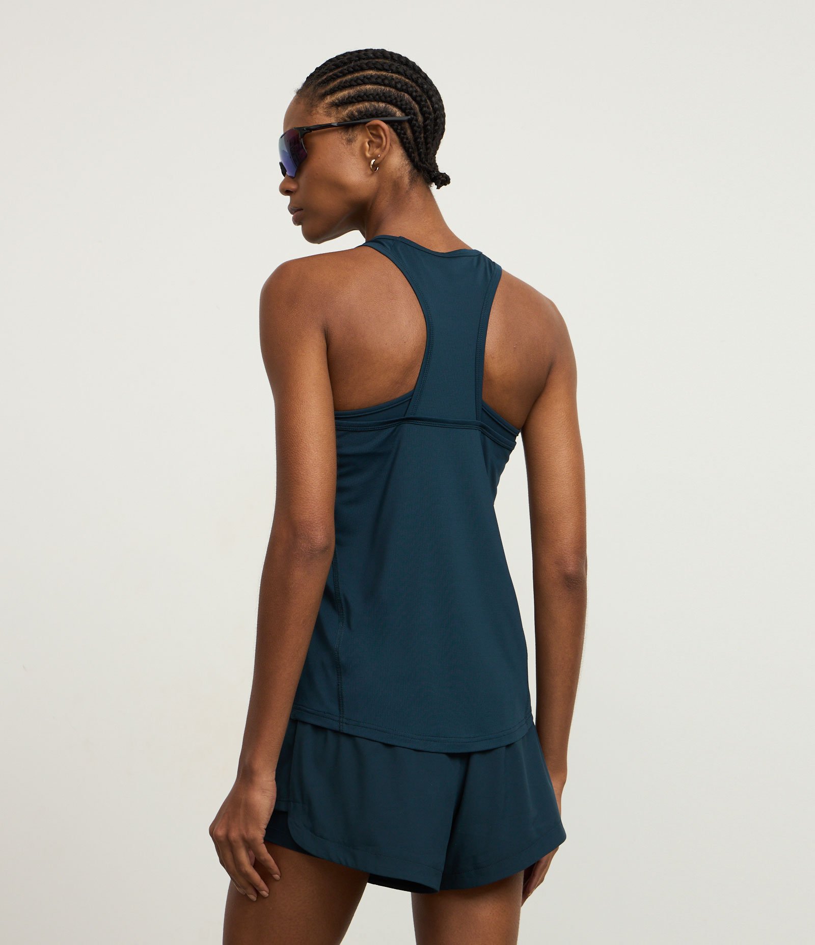 Regata Nadador Esportiva em Microfibra com Textura Azul Escuro 3