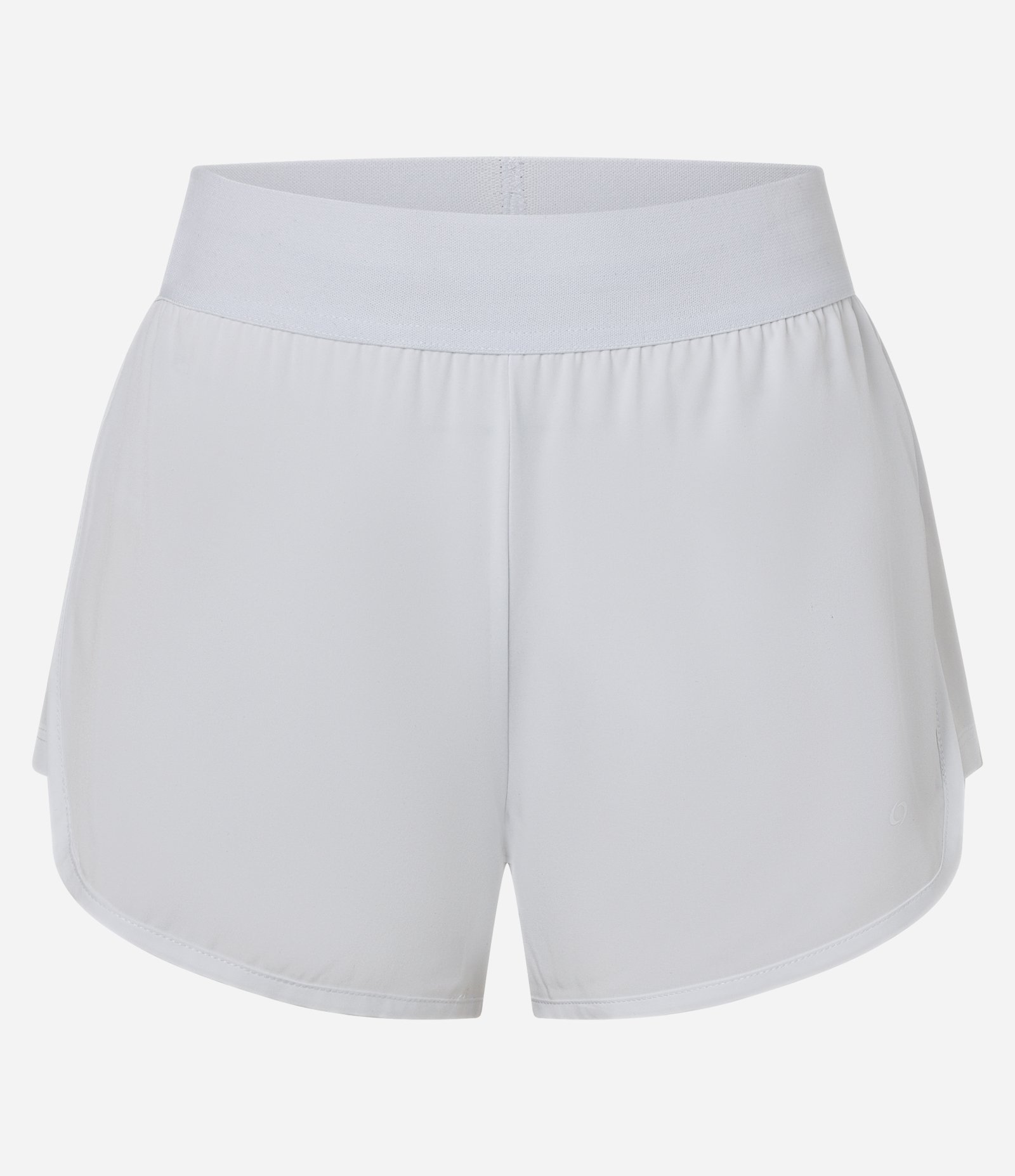 Short Runner Esportivo com Cós Largo Elástico Branco 5