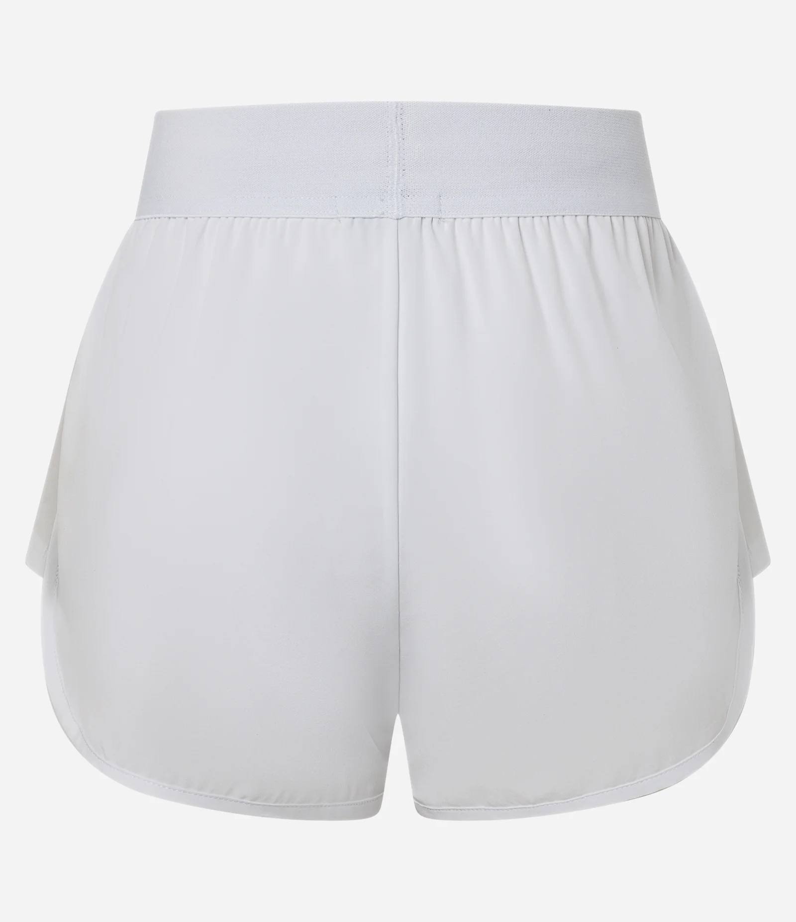 Short Runner Esportivo com Cós Largo Elástico Branco 6