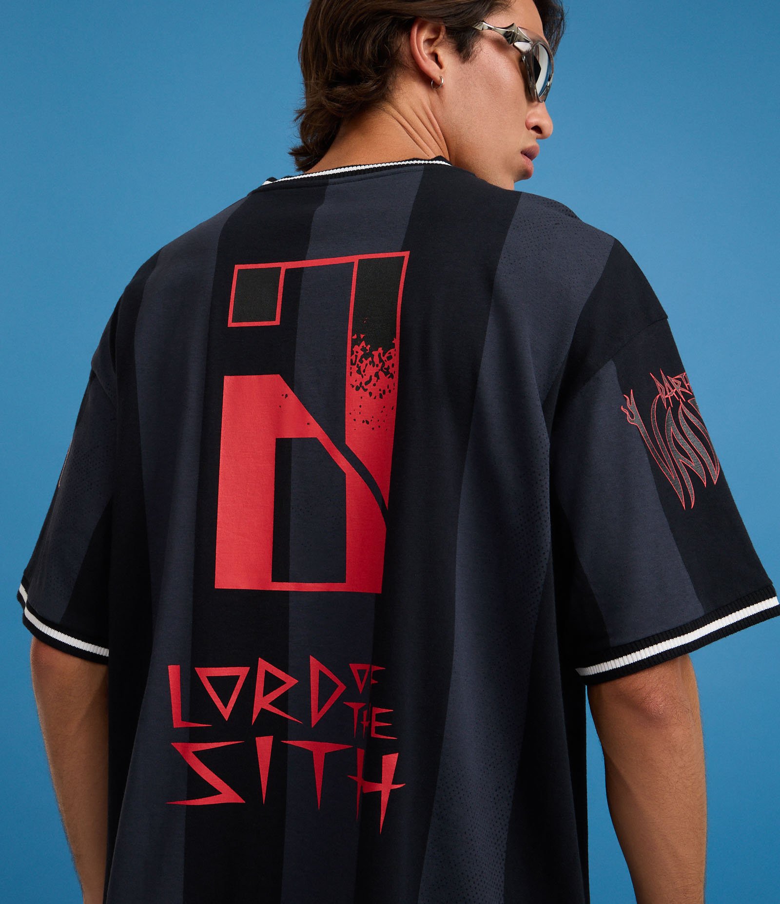 Camisa Oversized em Algodão com Estampa Star Wars DarkSide Preto 3