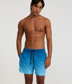 Bermuda em Microfibra com Estampa Degrade